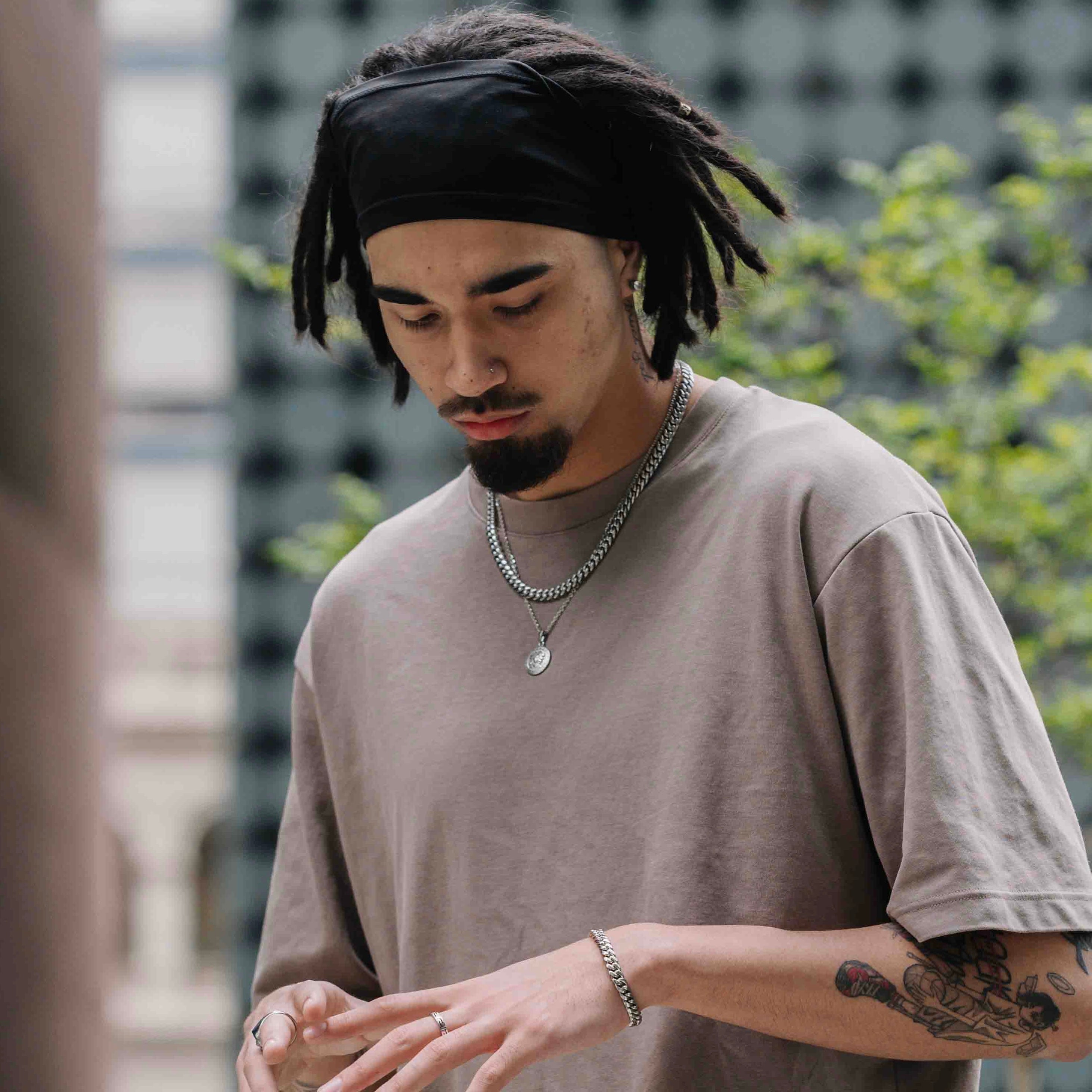 Cuban Chain (White Gold) 8mm Set