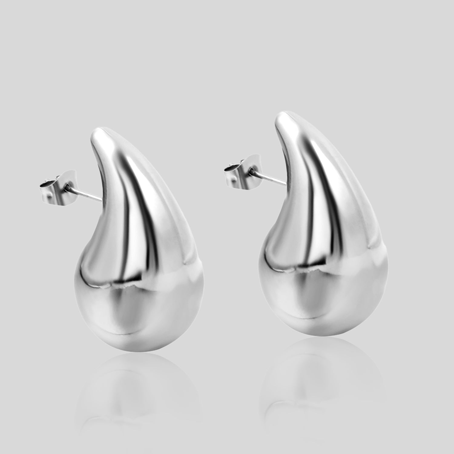 Gia Earrings (White Gold)