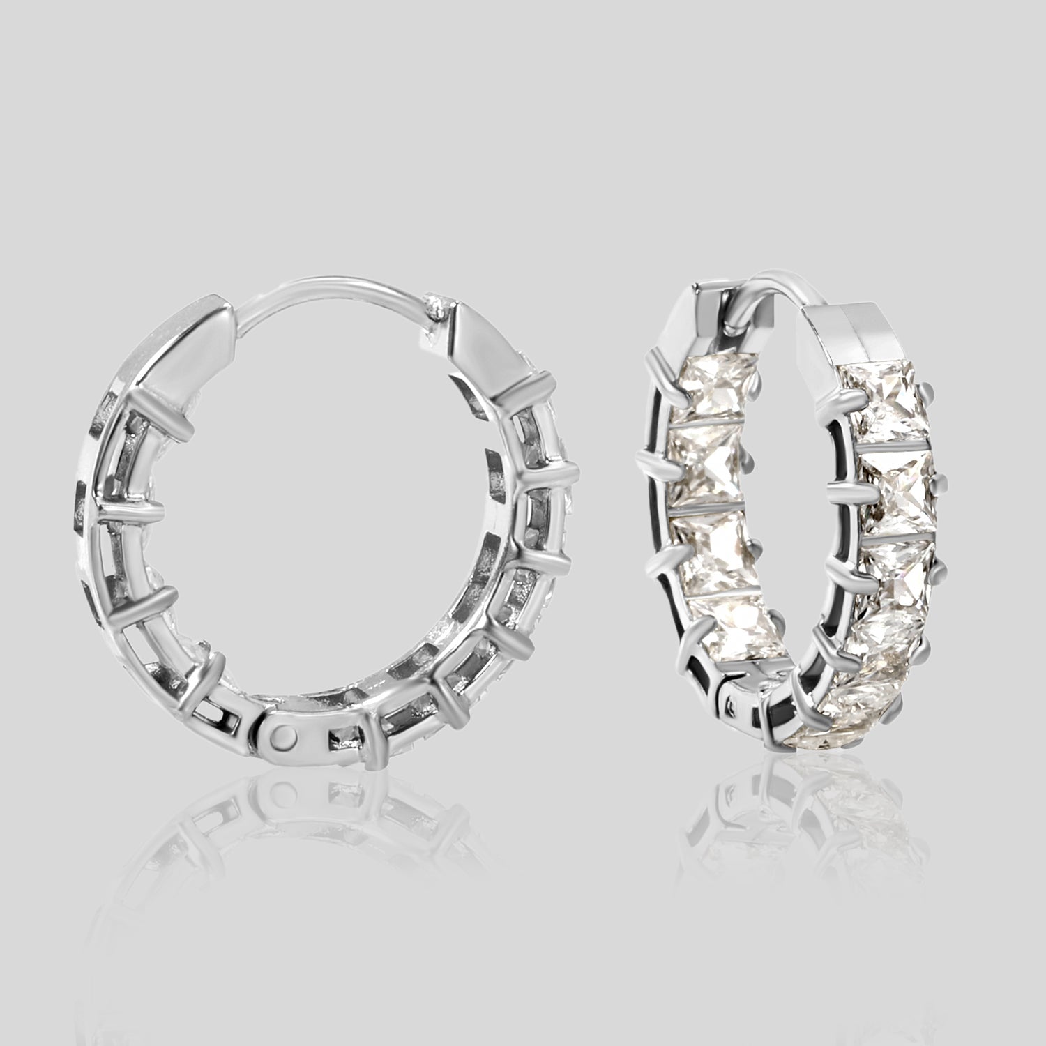 Aria earrings (White Gold)