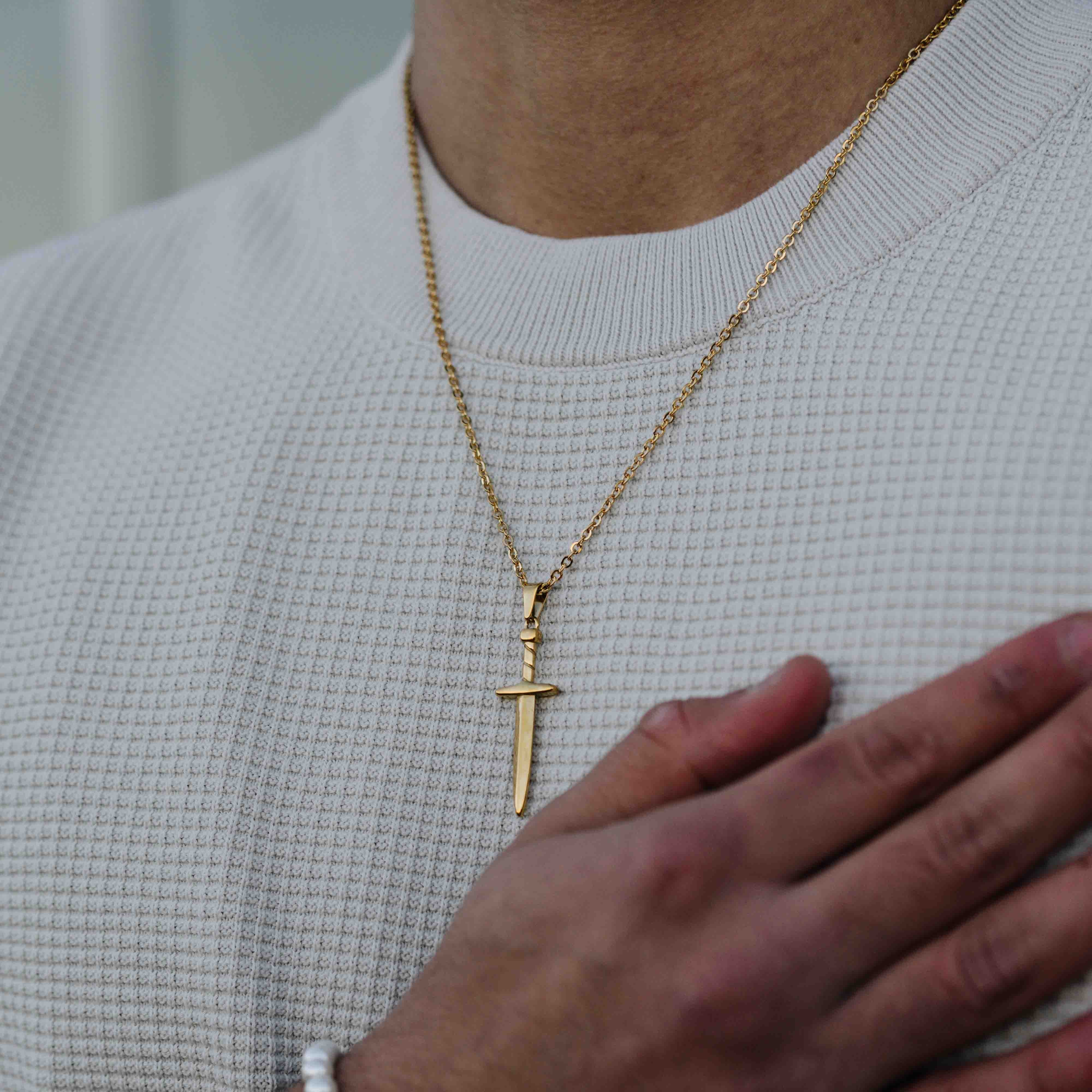 Dagger Pendant (Gold)