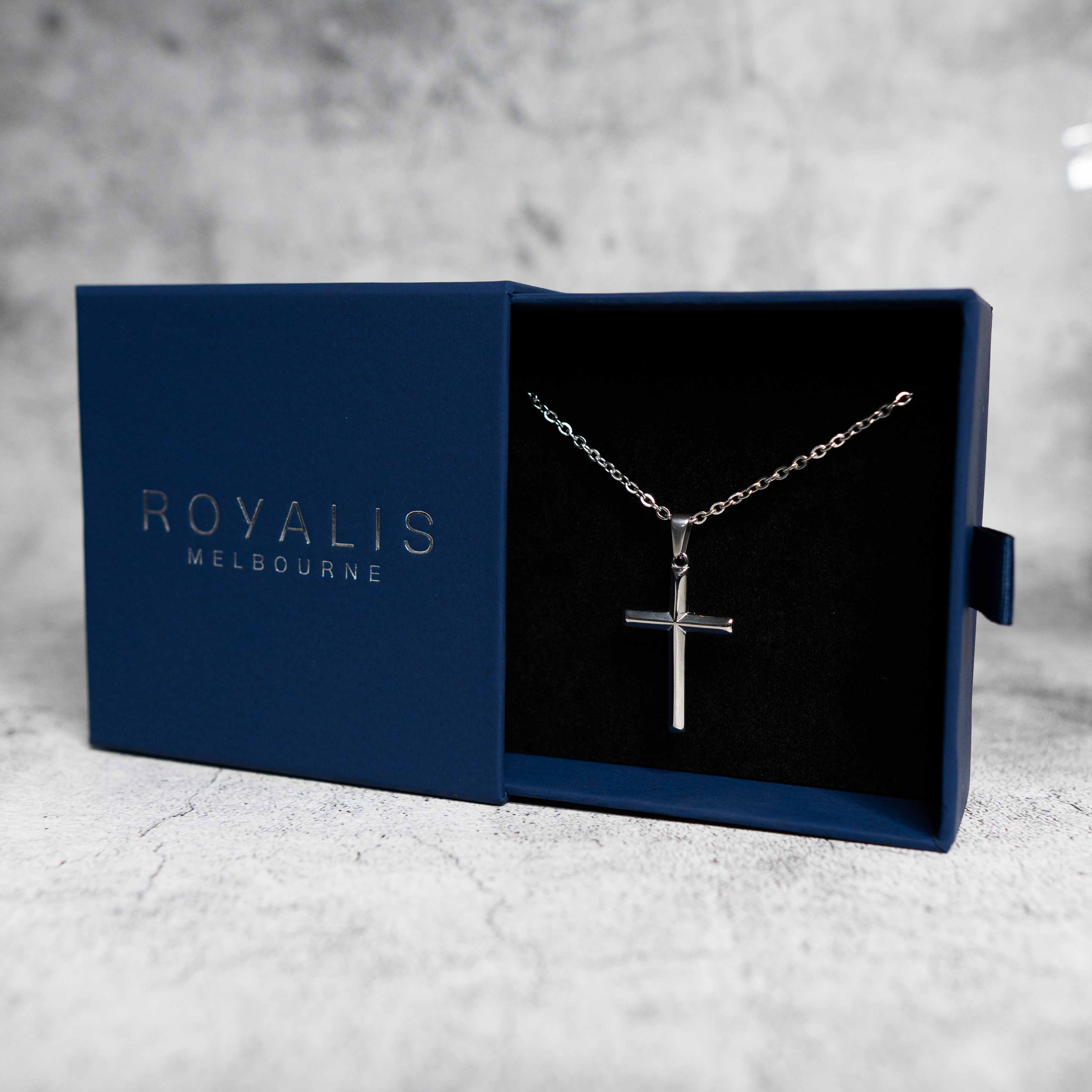 Cross Pendant (White Gold)