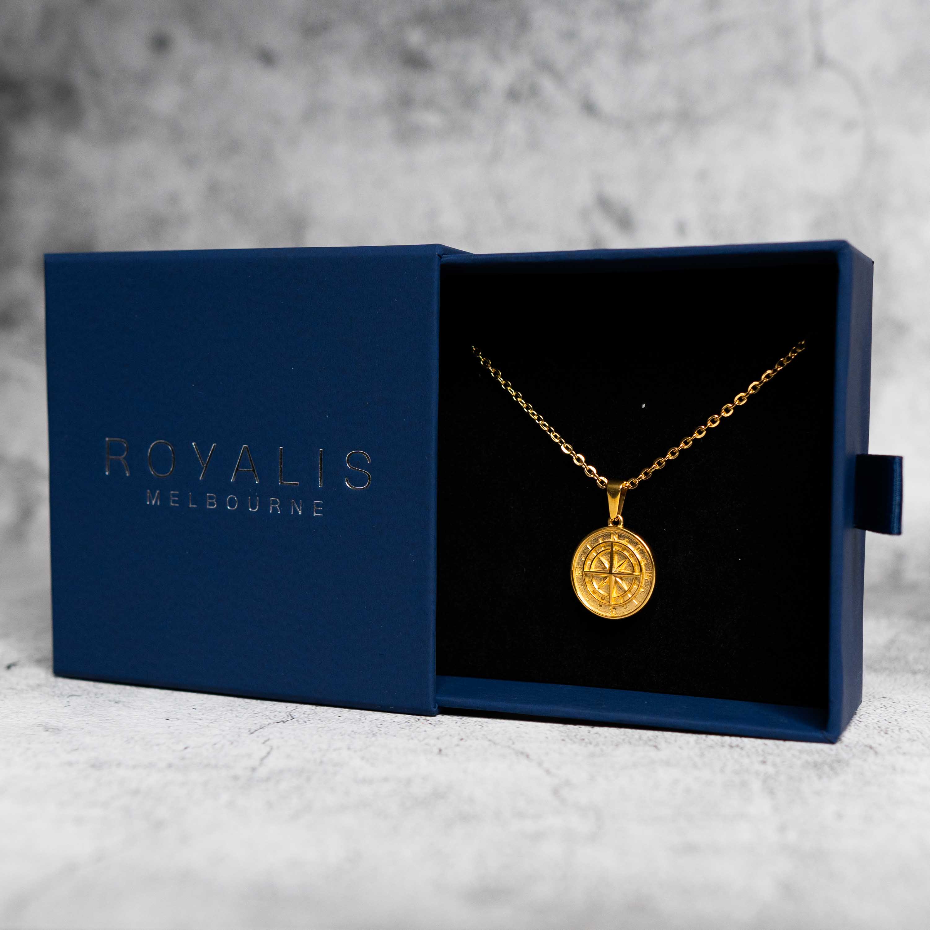 Compass Pendant (Gold)