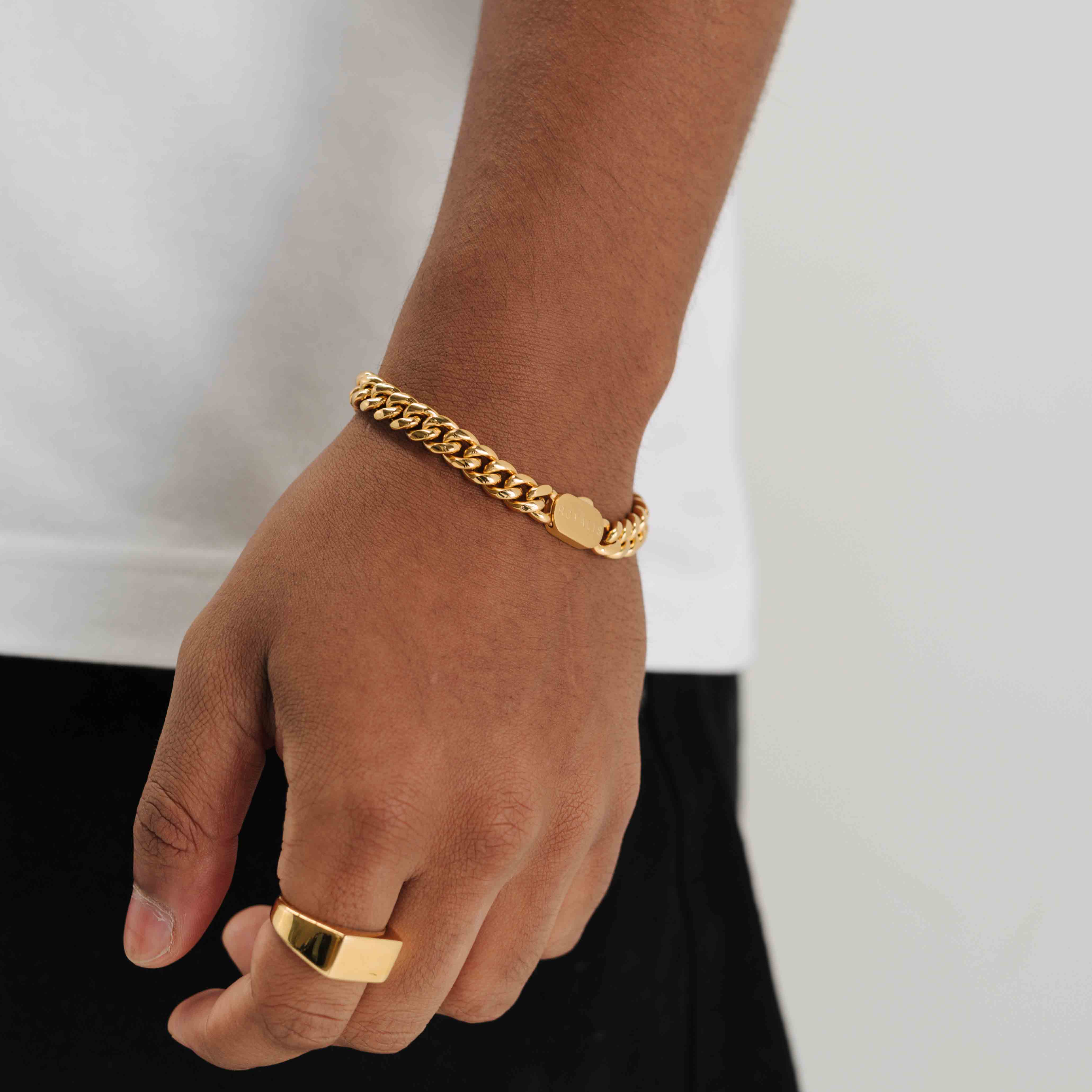 Cuban Chain (Gold) 8mm Set