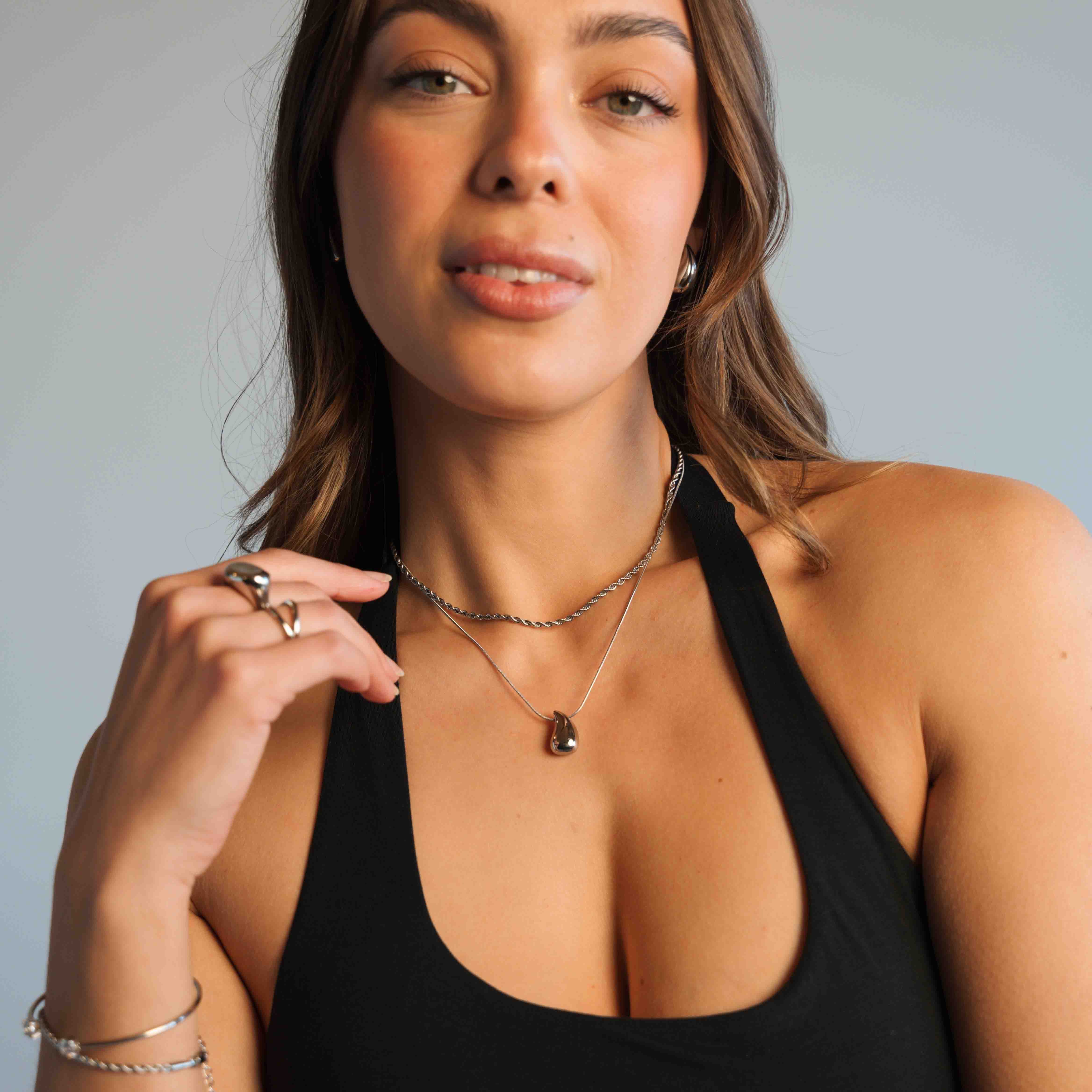 Women's Rope Chain (White Gold)