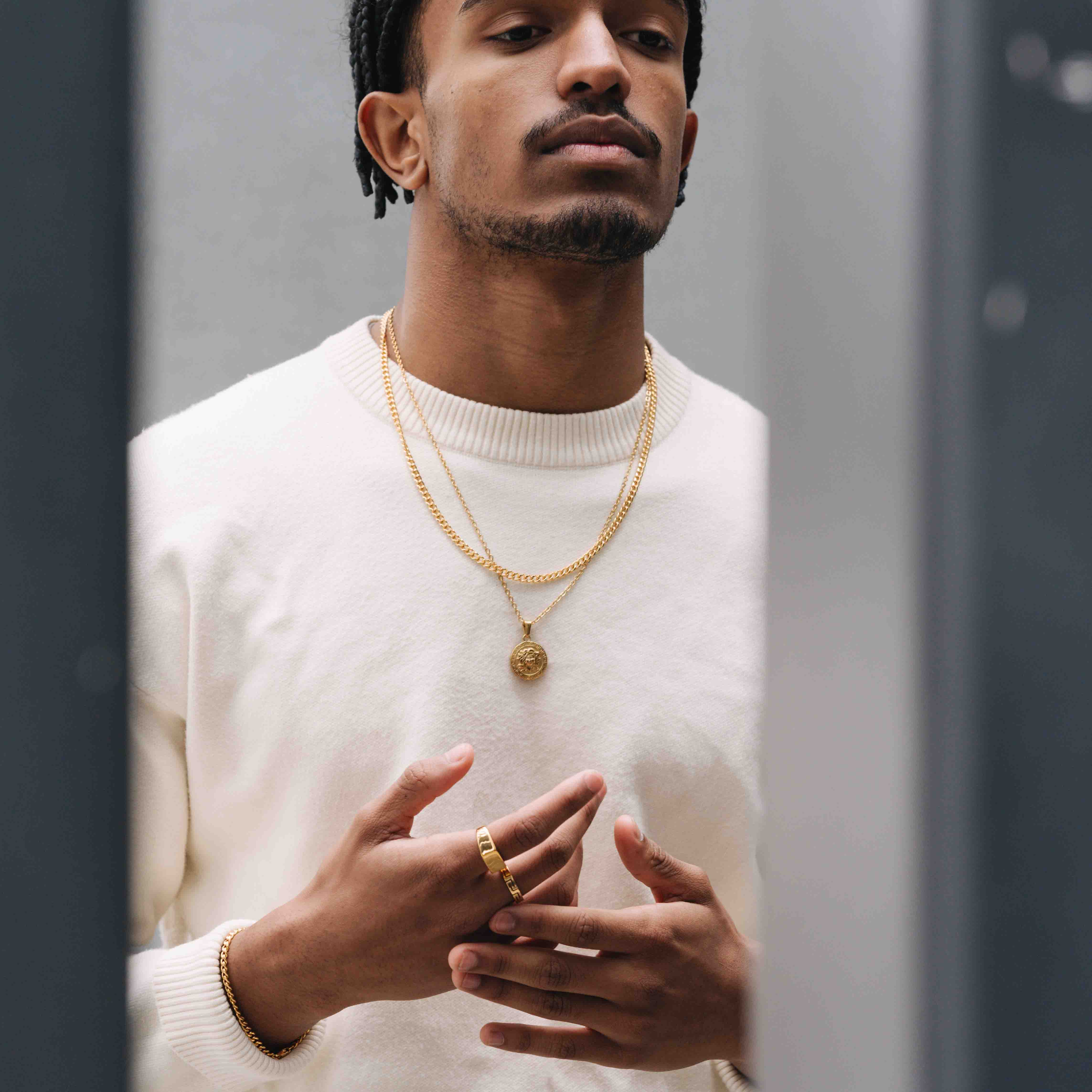 Cuban Chain (Gold) 4mm Set