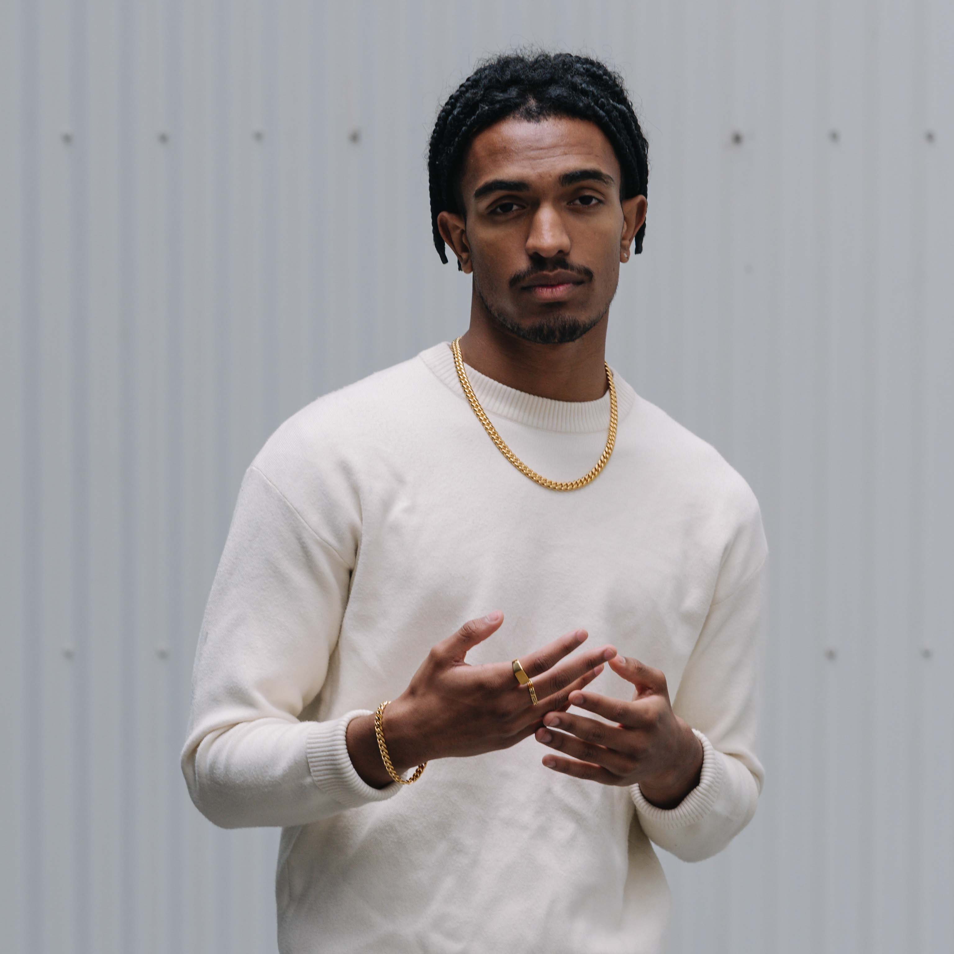 Cuban Chain (Gold) 8mm Set