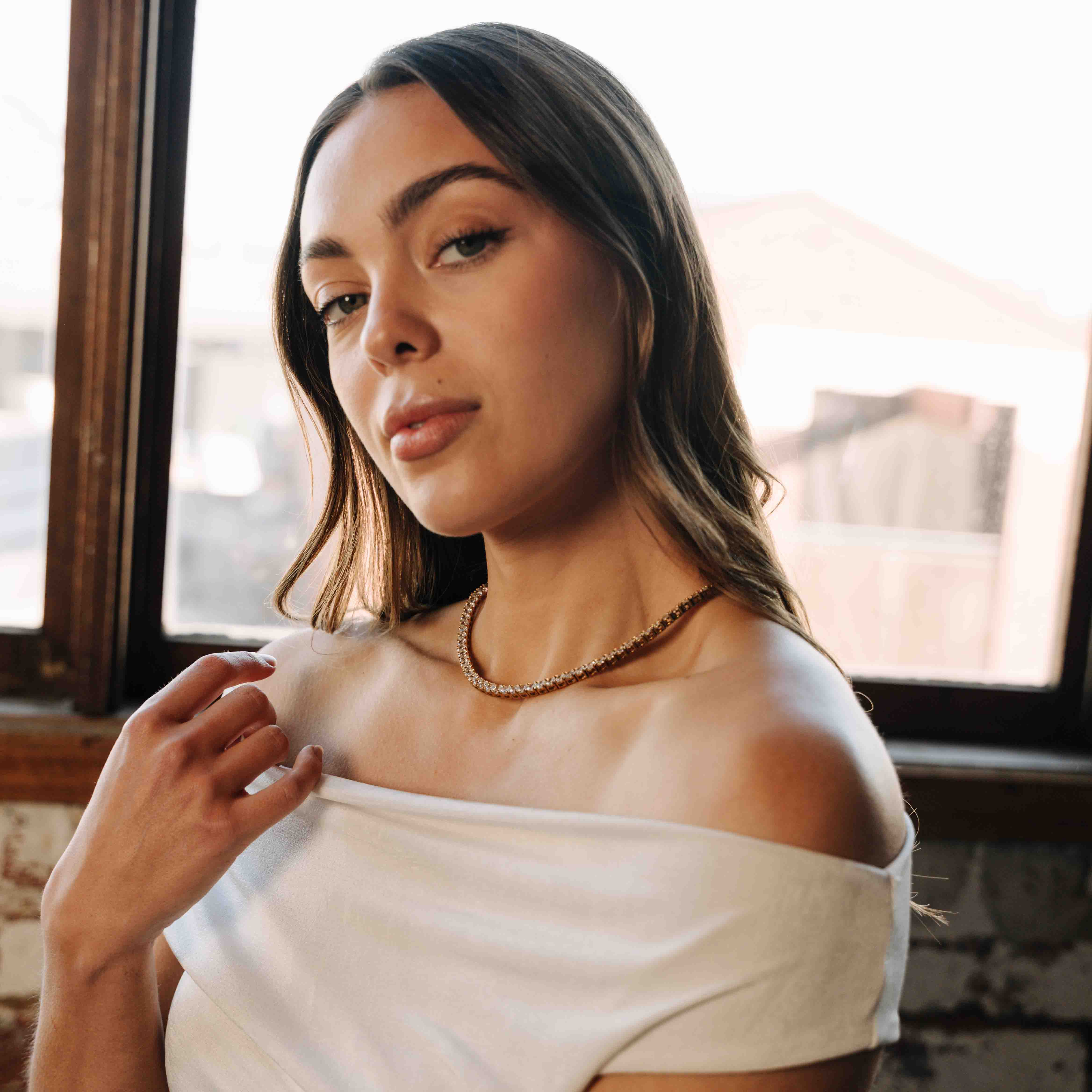 Women's Tennis Chain 5mm (Gold)