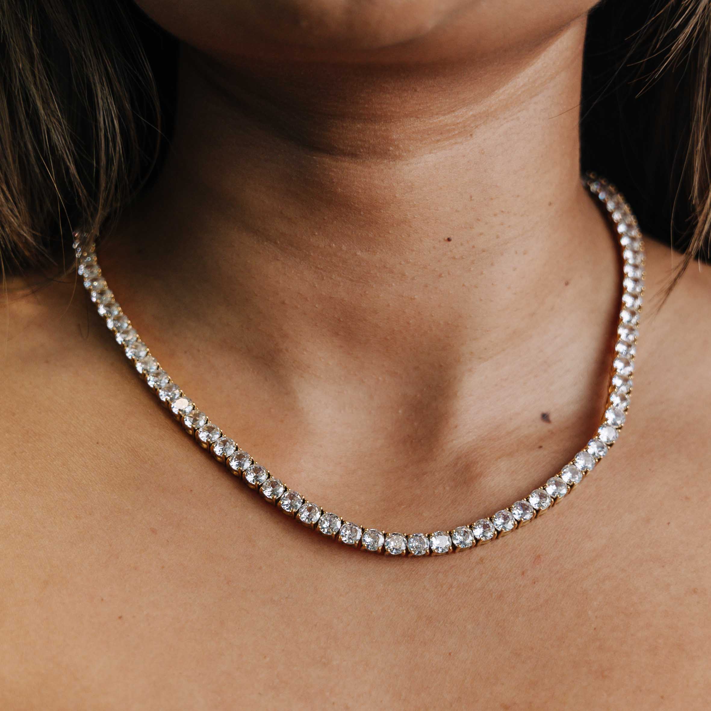 Women's Tennis Chain 5mm (Gold)