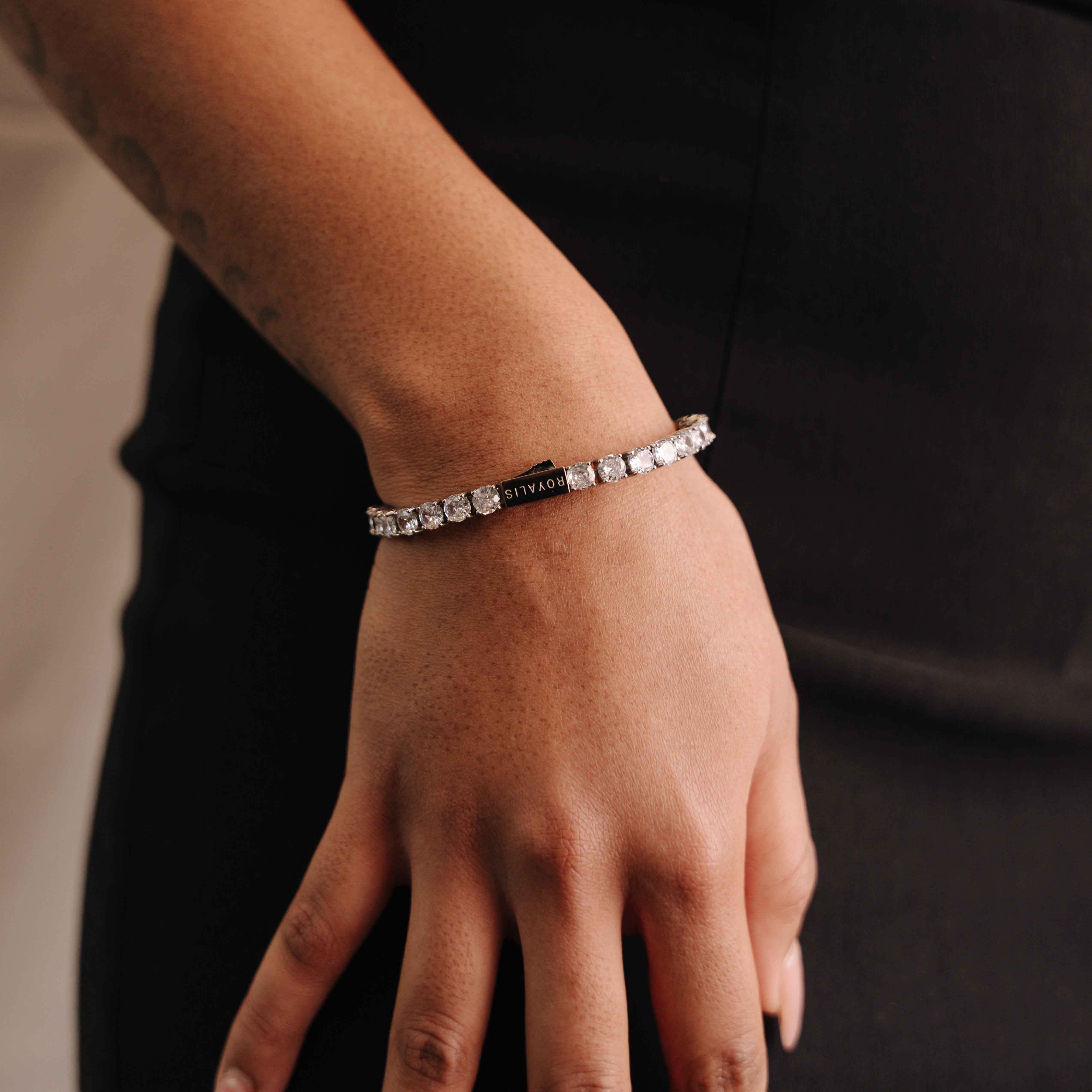 Women's Tennis Bracelet 5mm (White Gold)