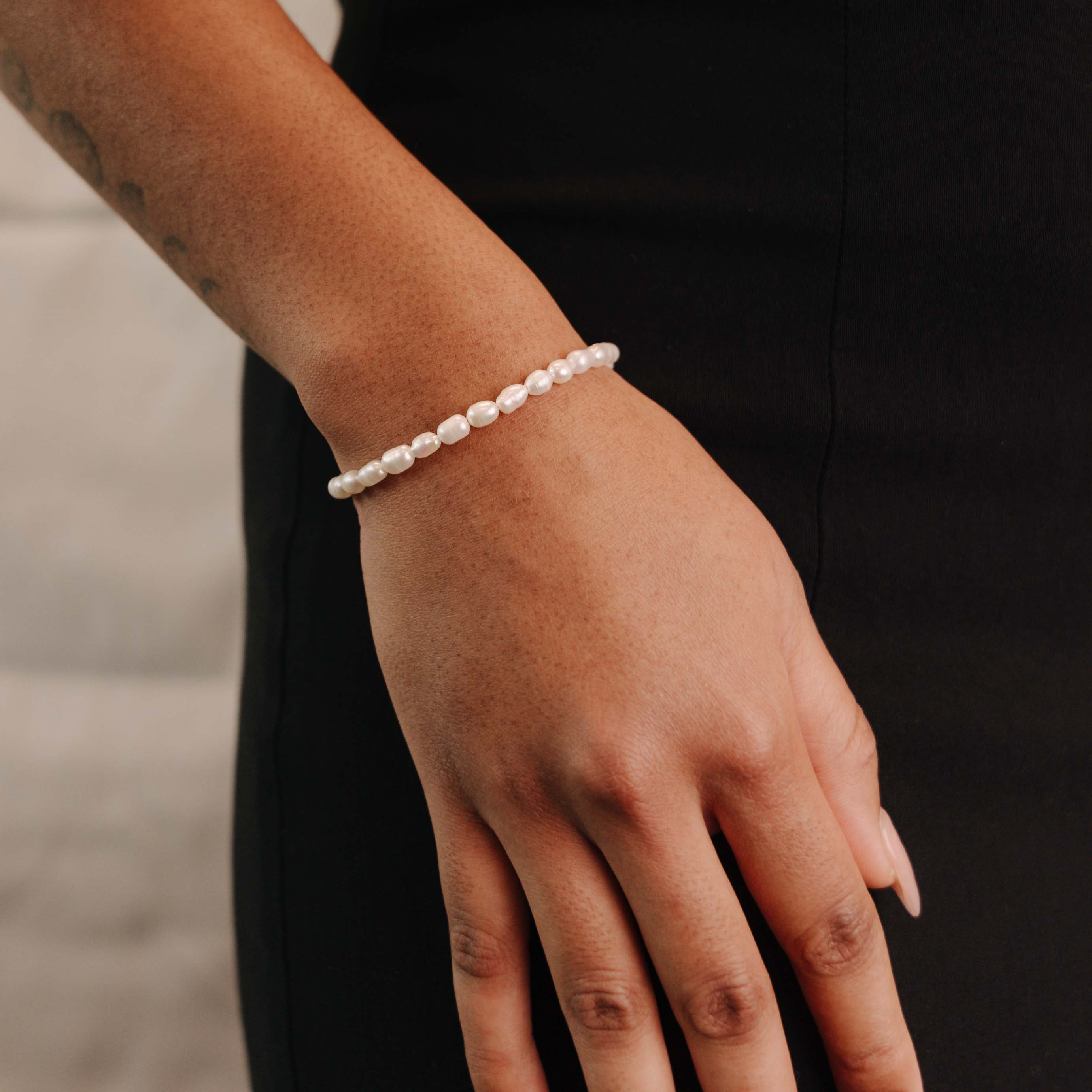 Freshwater Pearl Bracelet (Gold)