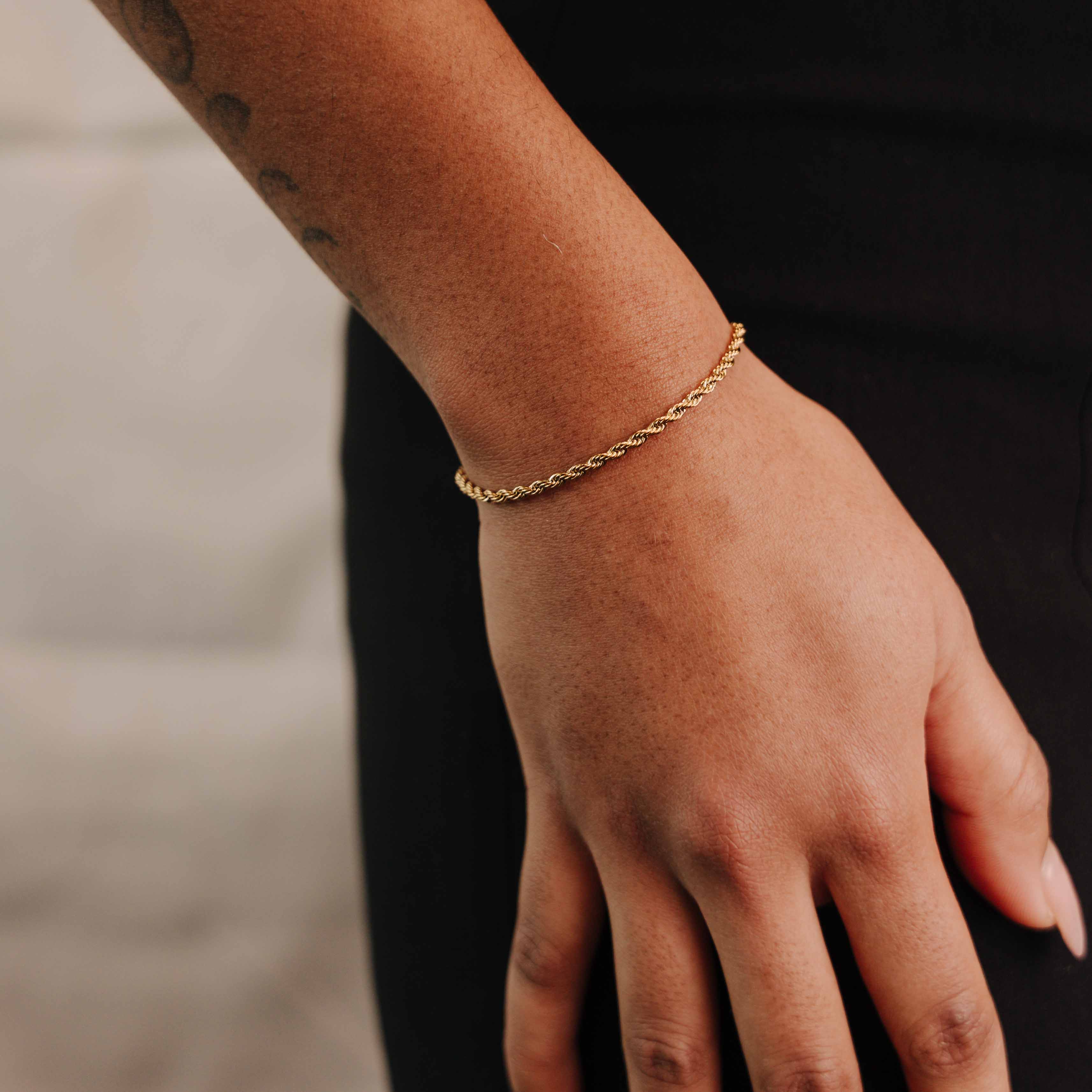 Women's Rope Bracelet (Gold)