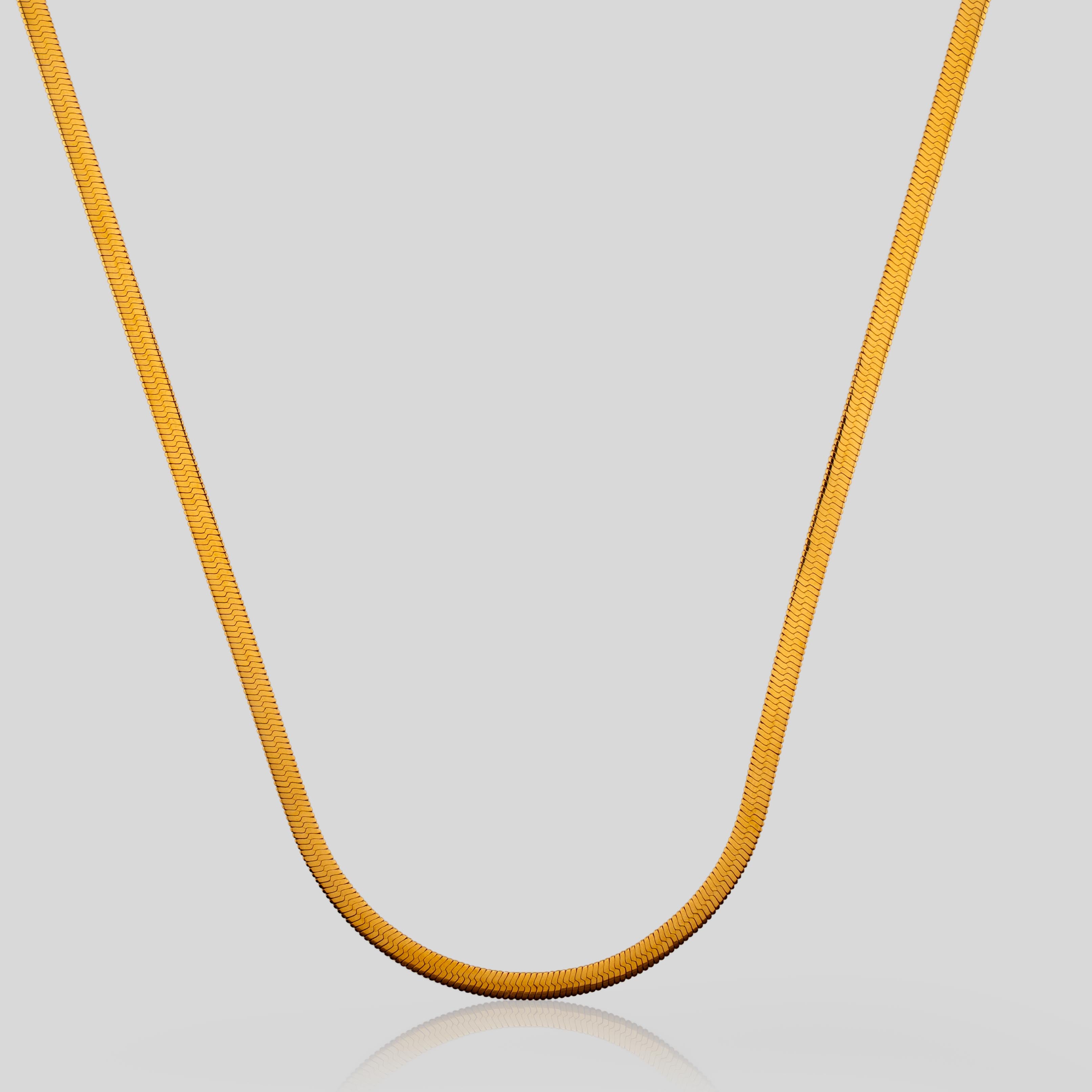 Herringbone Chain (Gold)