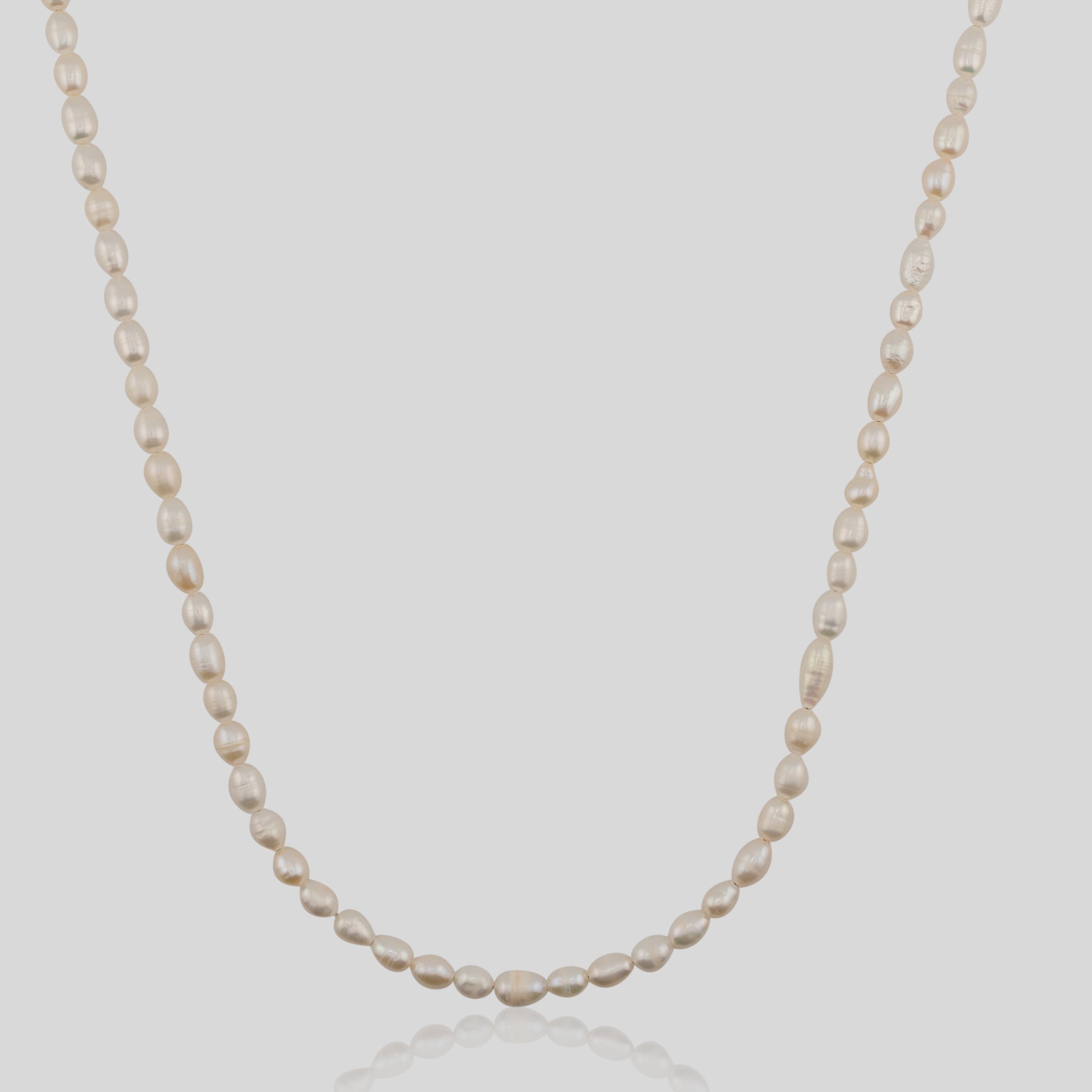 Freshwater Pearl Necklace (White Gold)