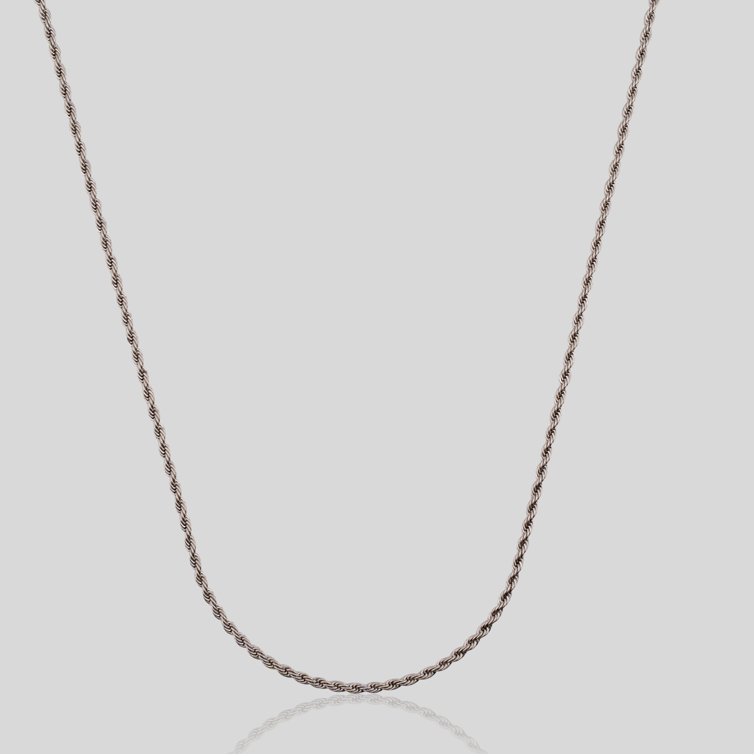 Women's Rope Chain (White Gold)