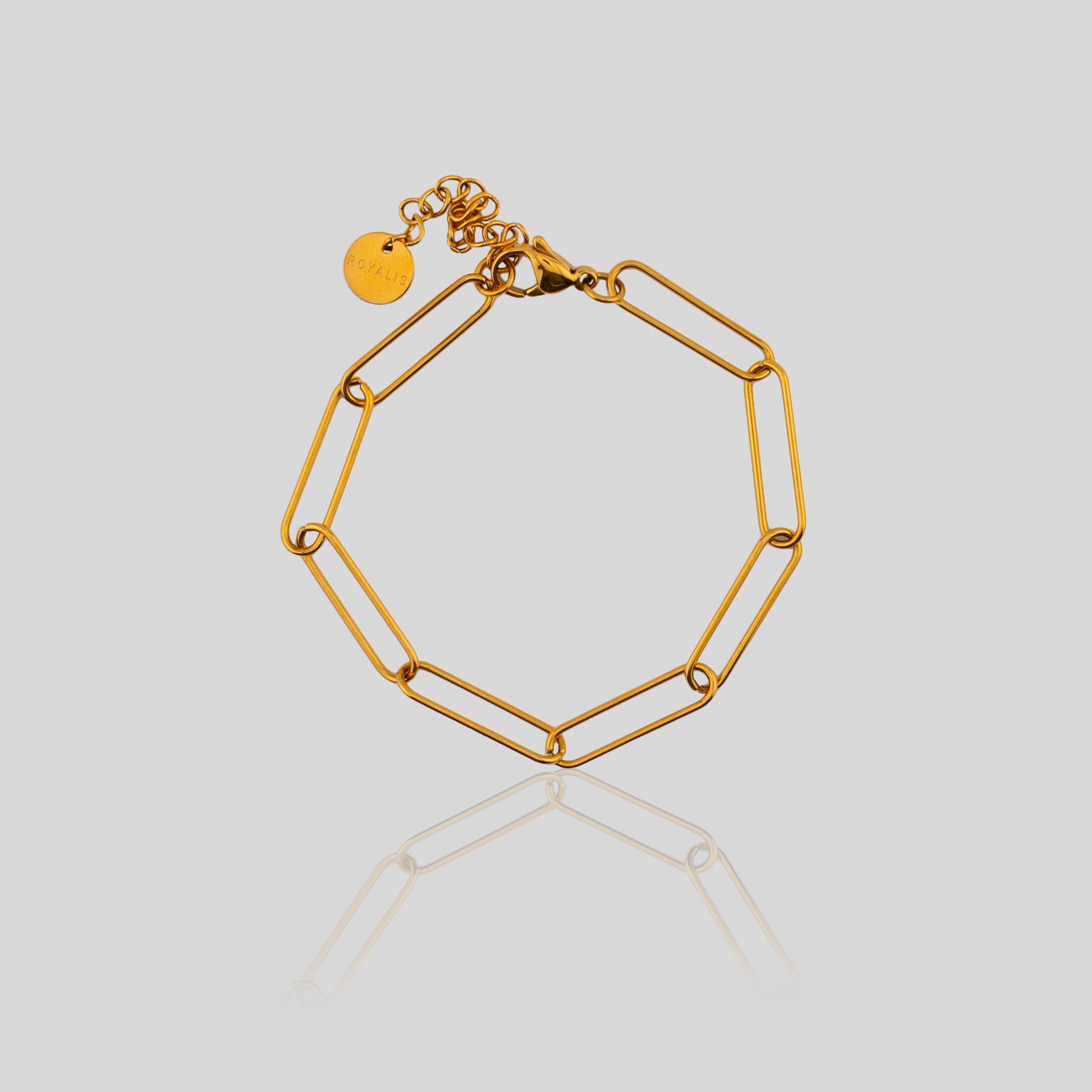 Women's Paperclip Bracelet (Gold)