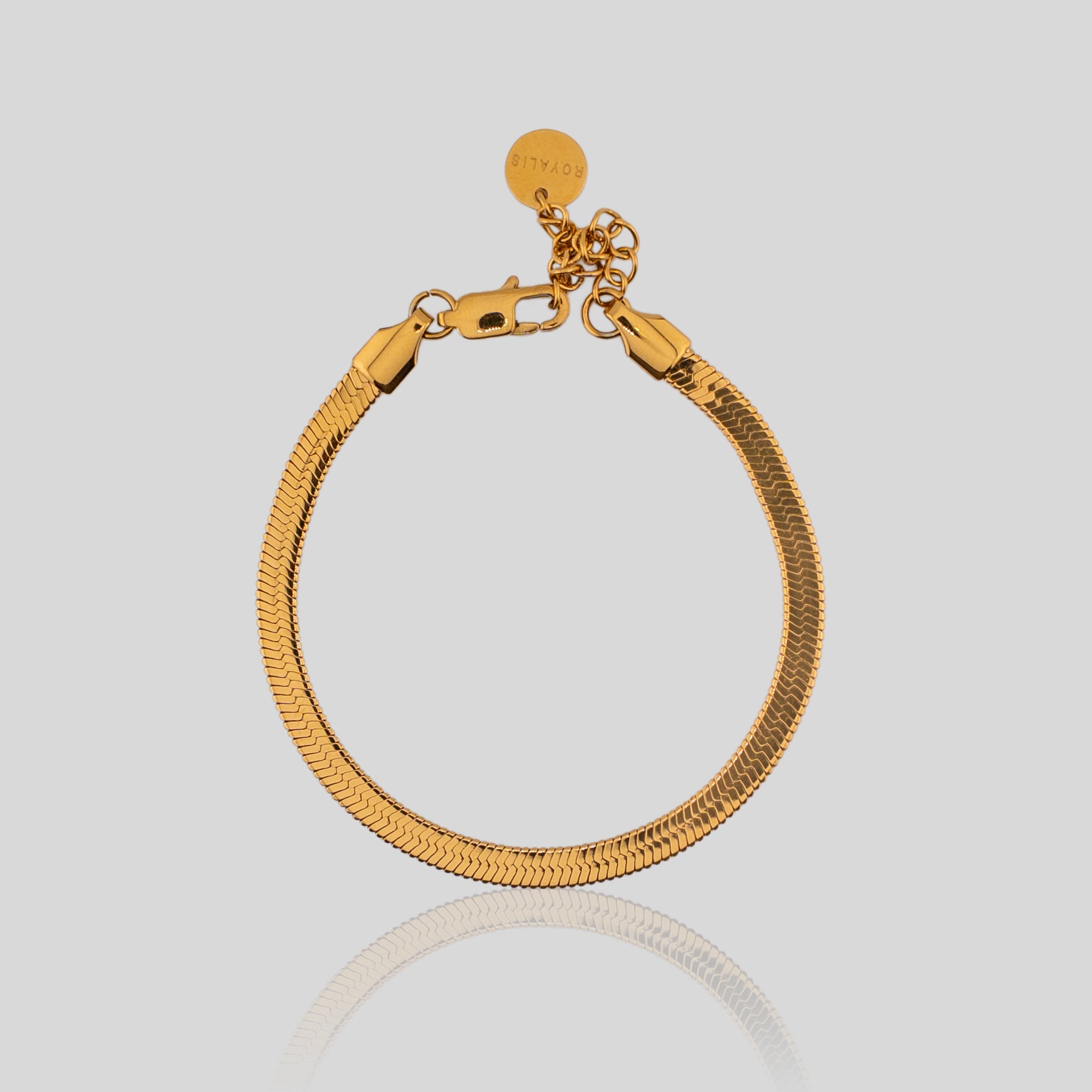 Herringbone Bracelet (Gold)