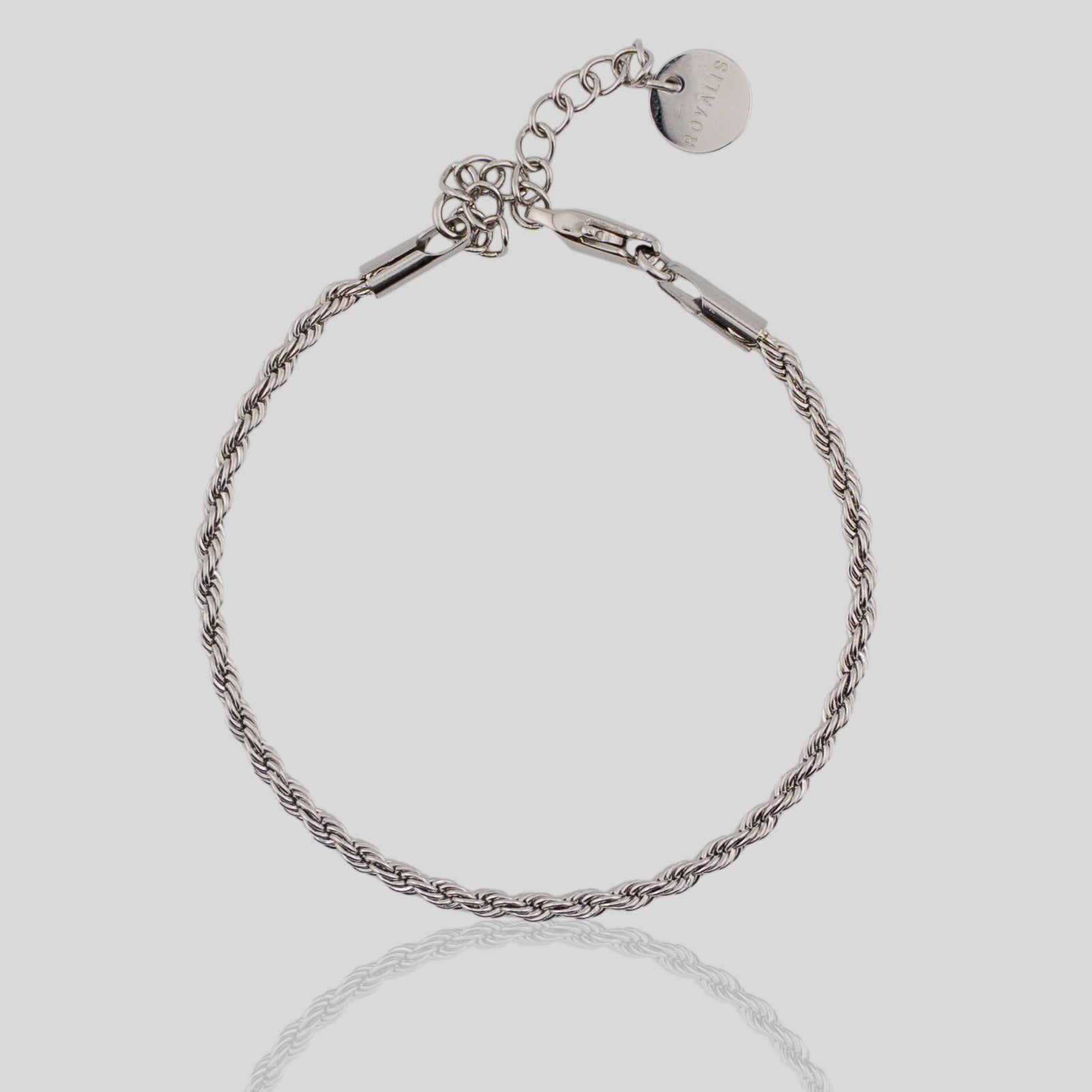 Women's Rope Bracelet (White Gold)