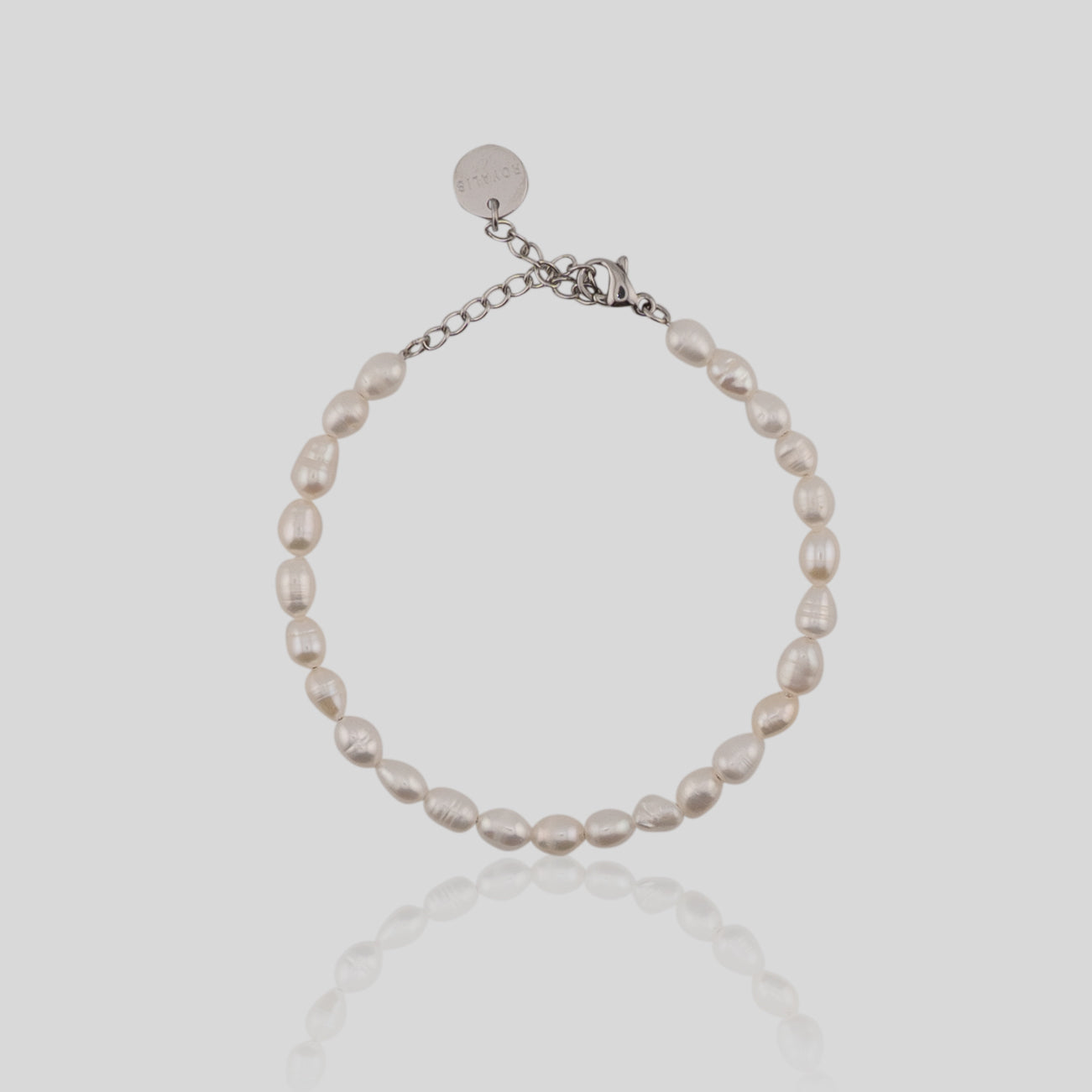 Freshwater Pearl Bracelet (White Gold)