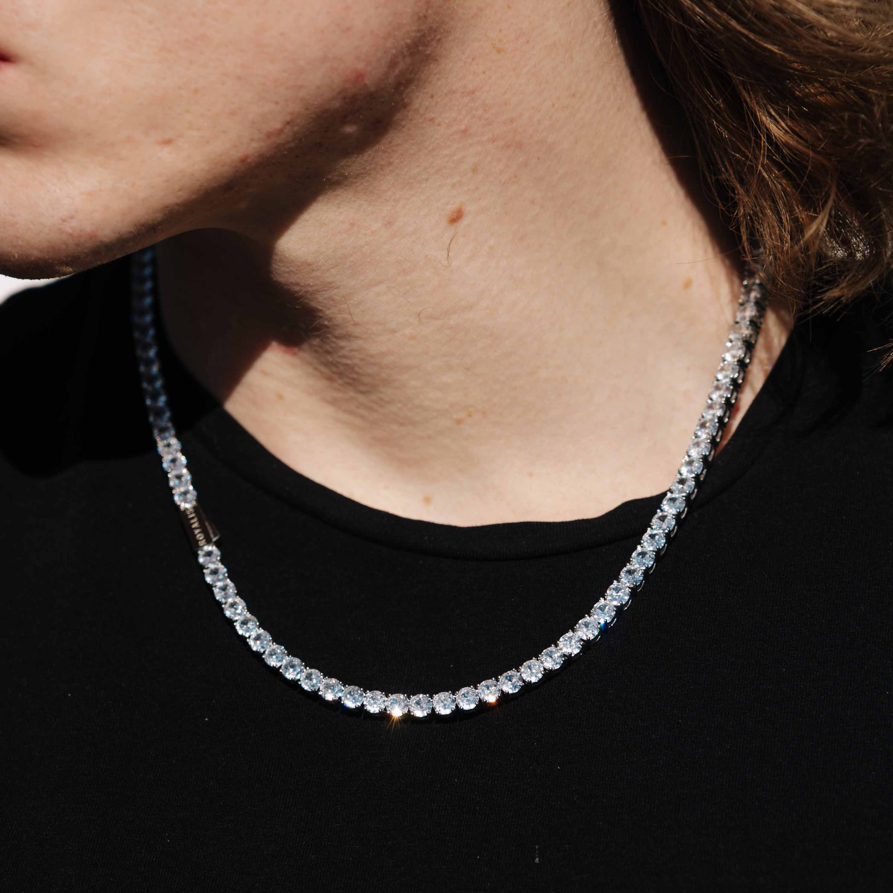 Tennis Set (White Gold) 5mm Set