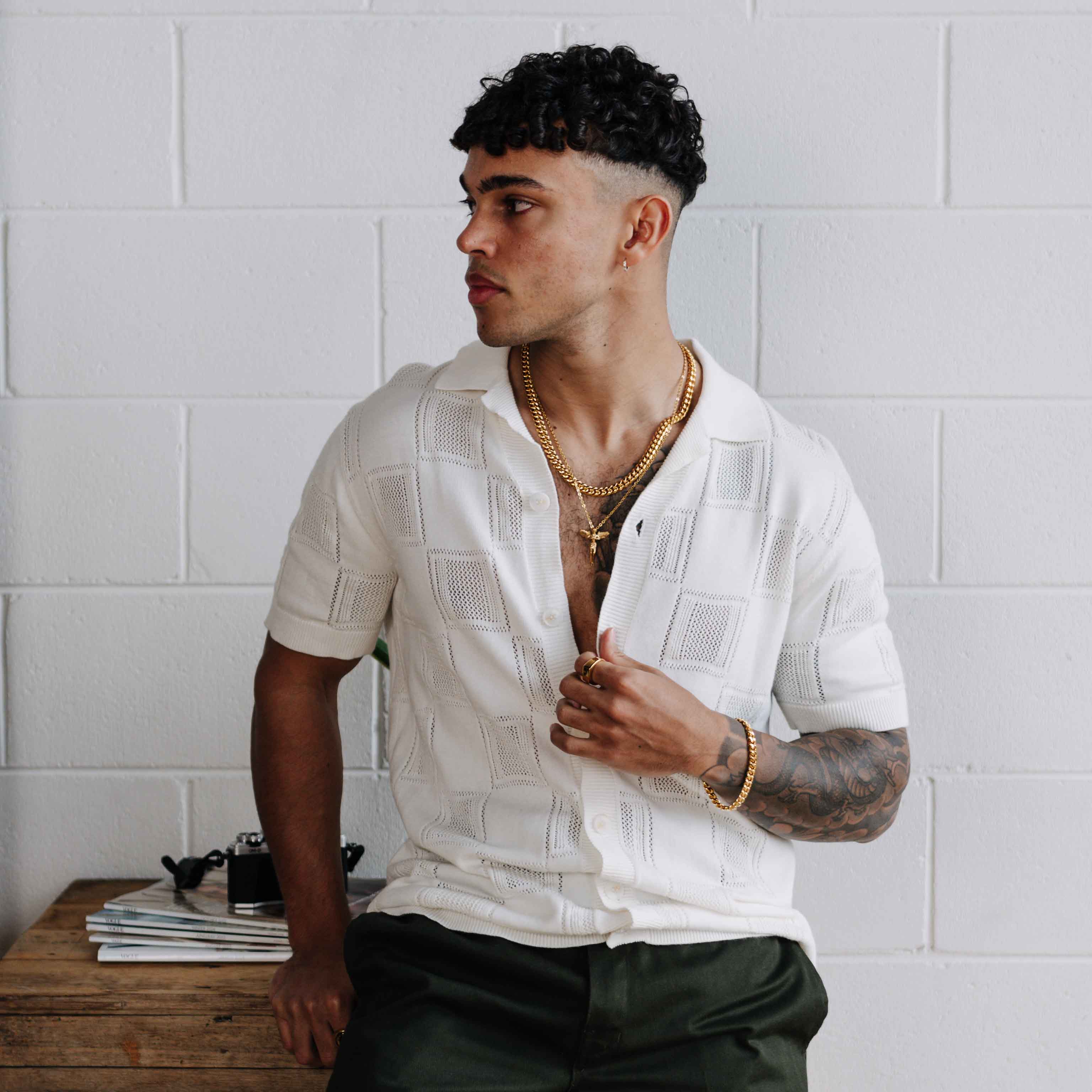 Cuban Chain (Gold) 8mm Set