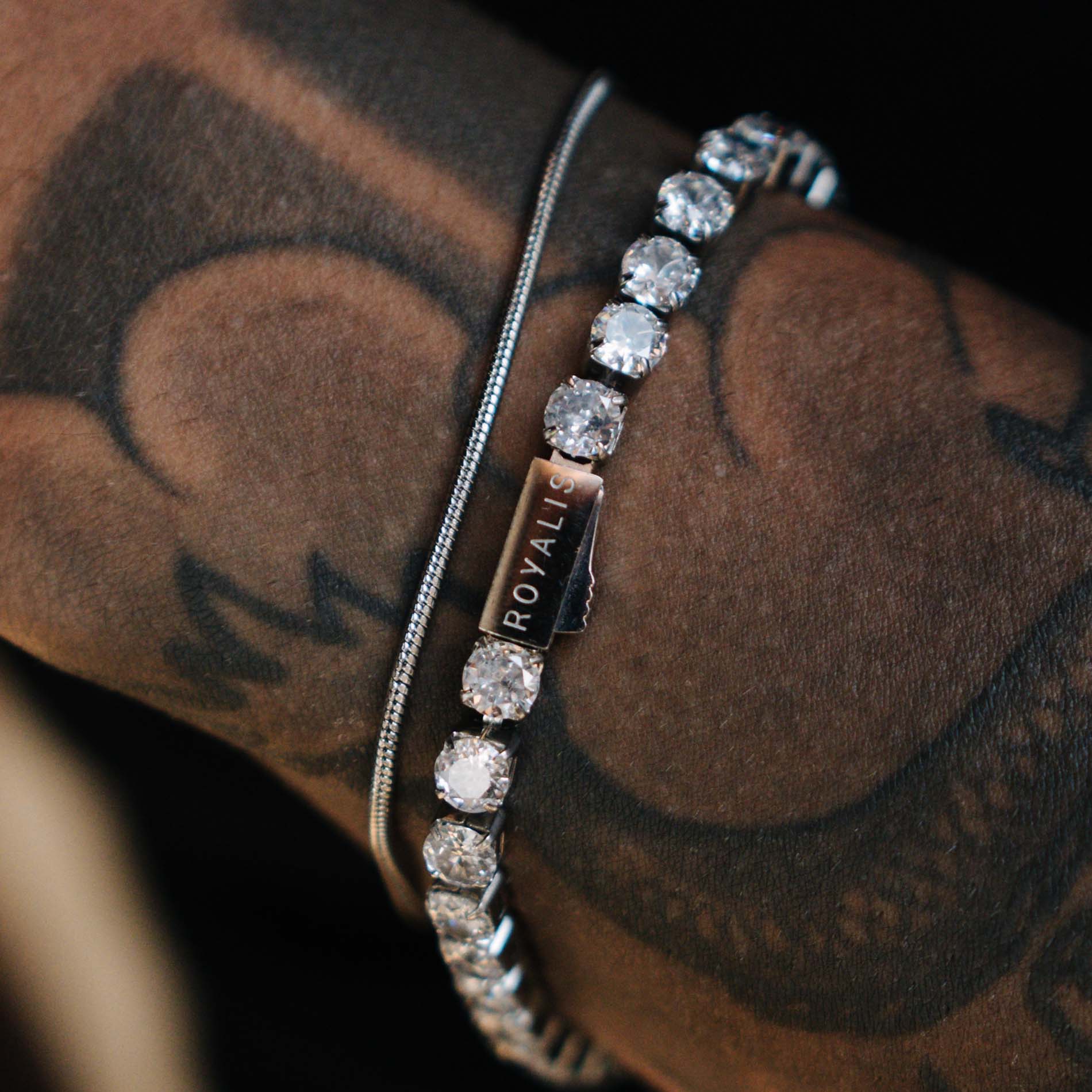 Tennis Set (White Gold) 5mm Set