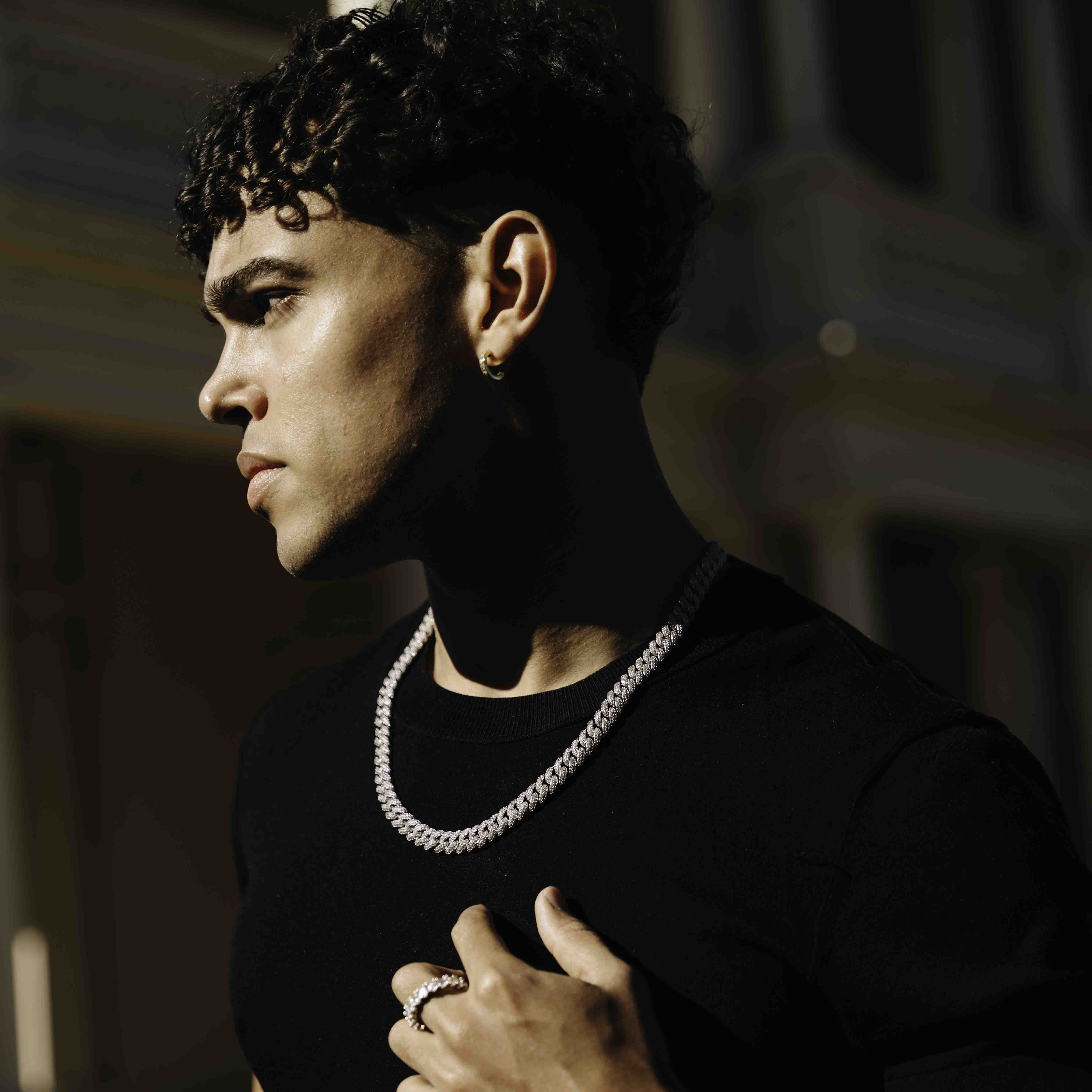 Iced Cuban Set 8mm (White Gold)