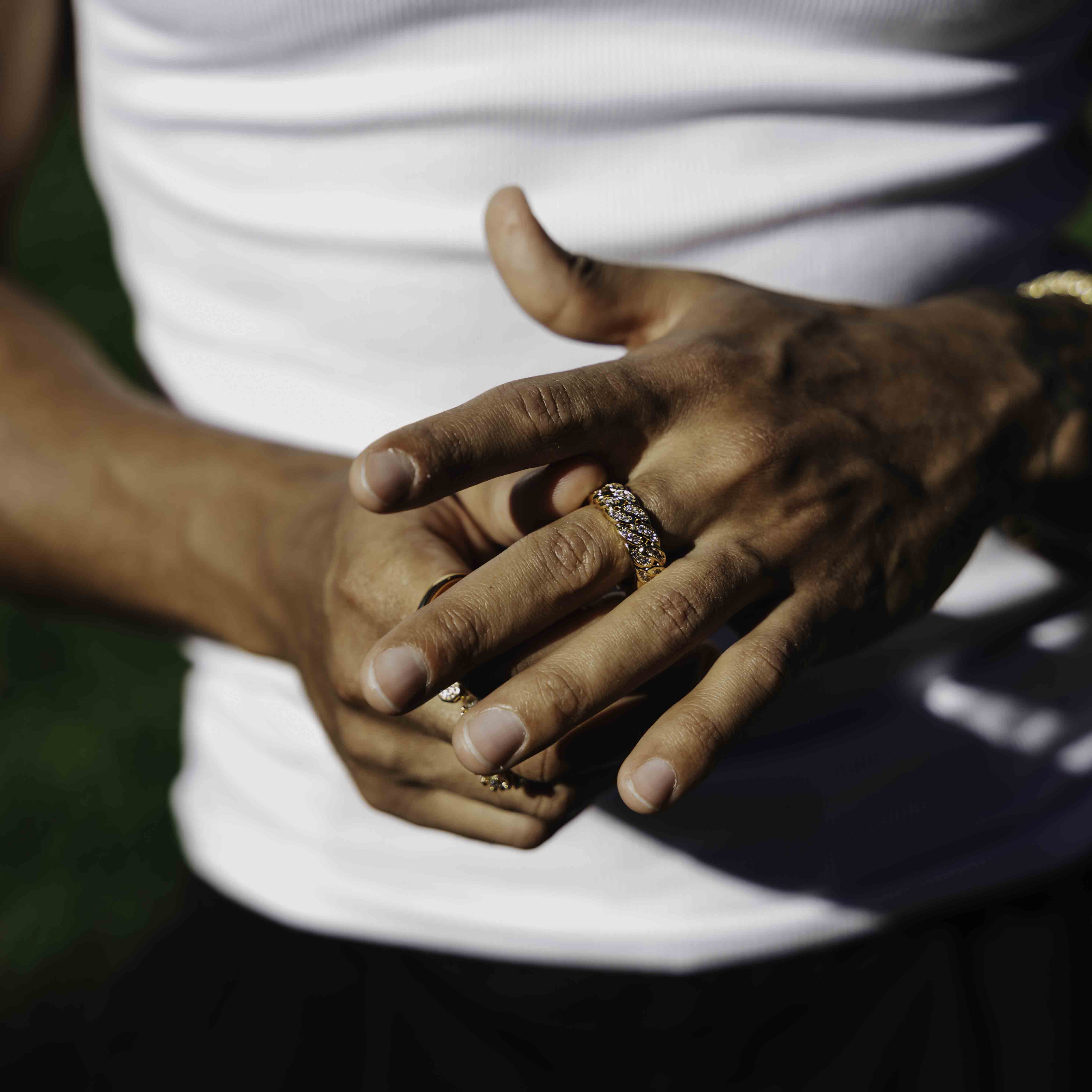 Iced Cuban Ring (Gold)