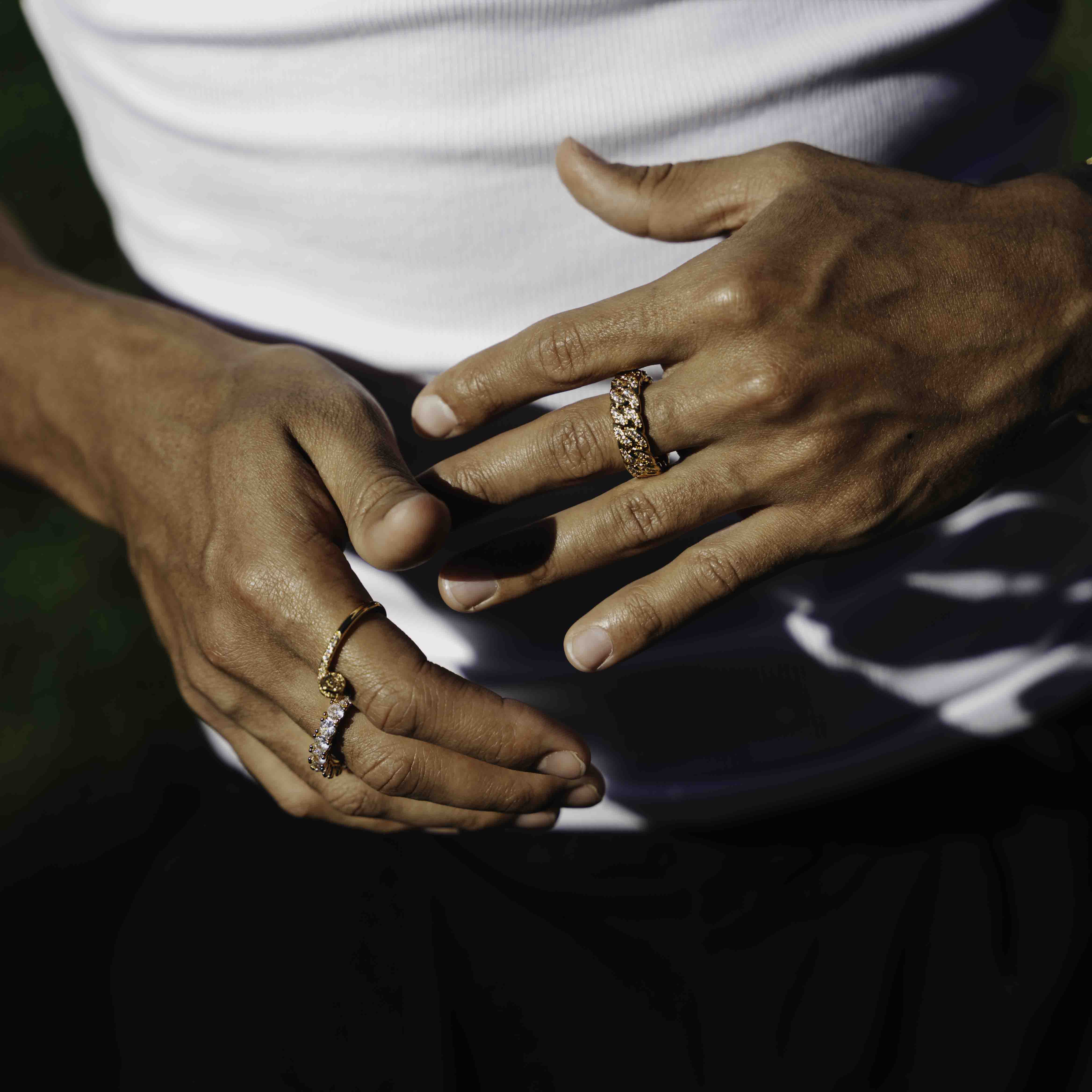 Iced Cuban Ring (Gold)