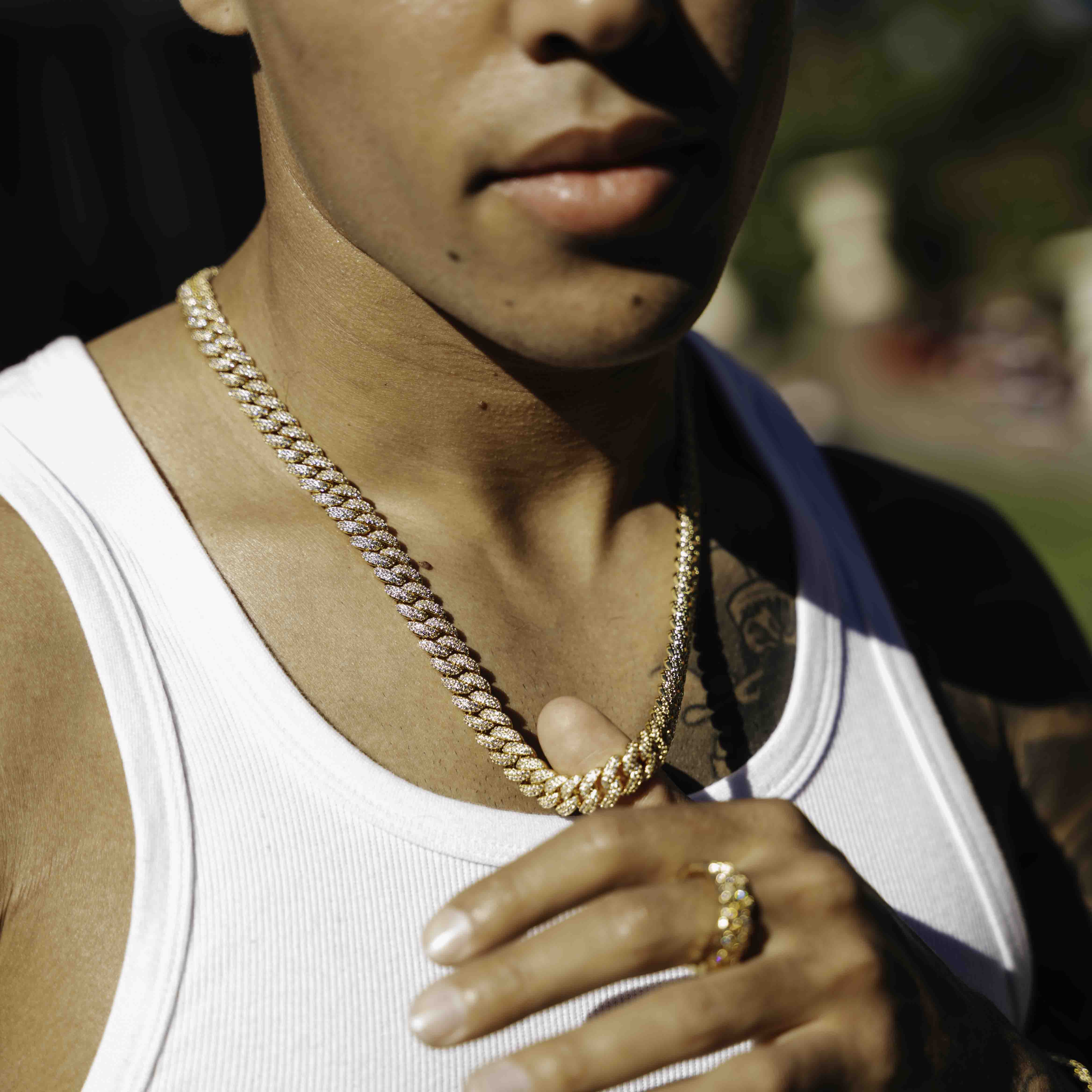 Iced Cuban Set 8mm (Gold)