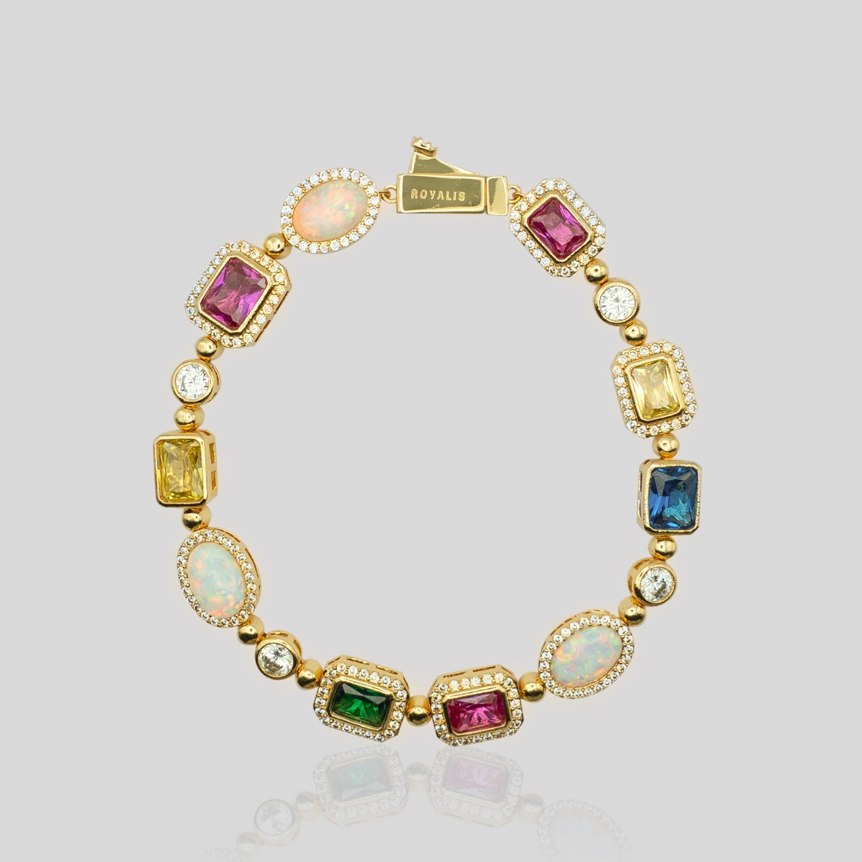 Gemstone Bracelet (Gold)