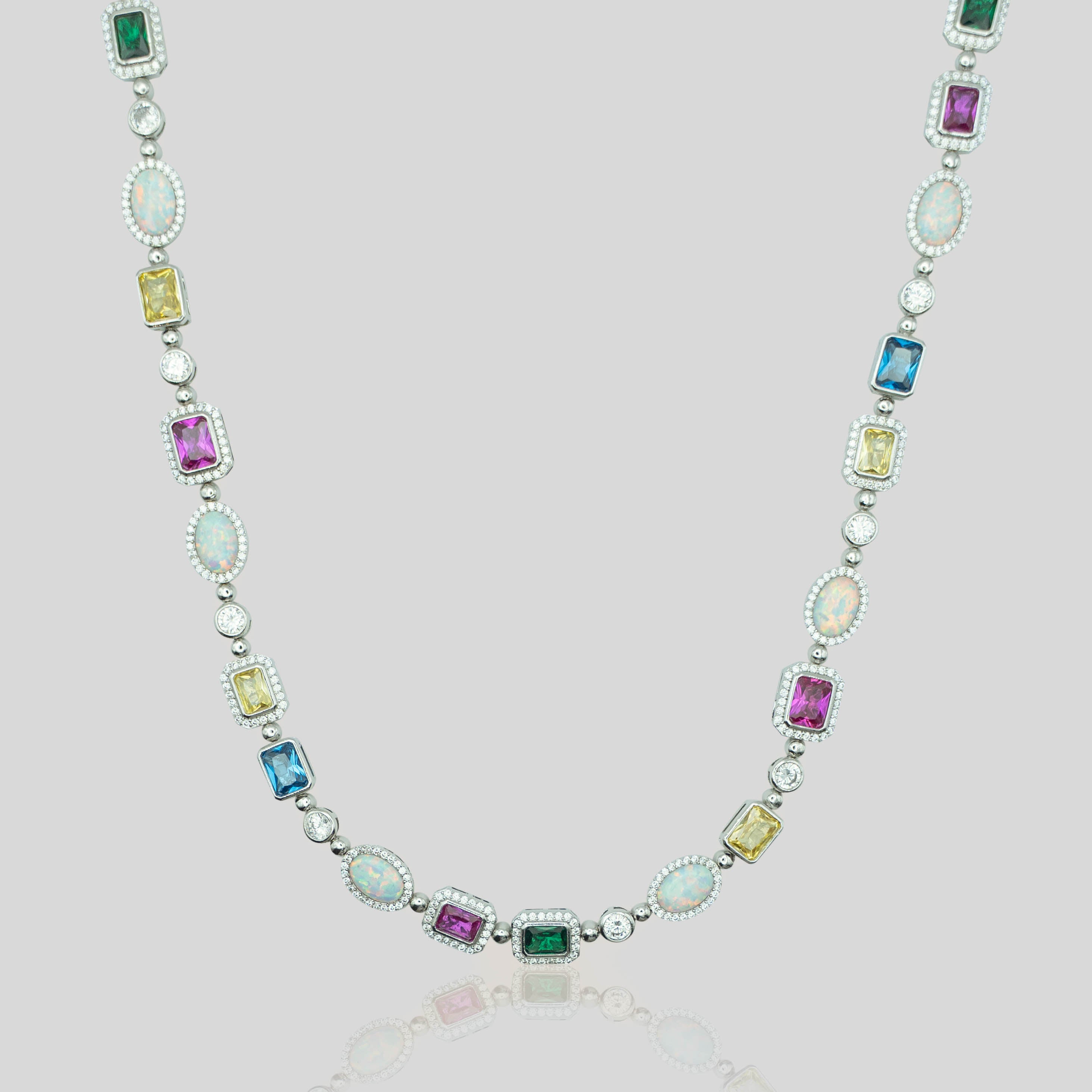 Gemstone Chain (White Gold)