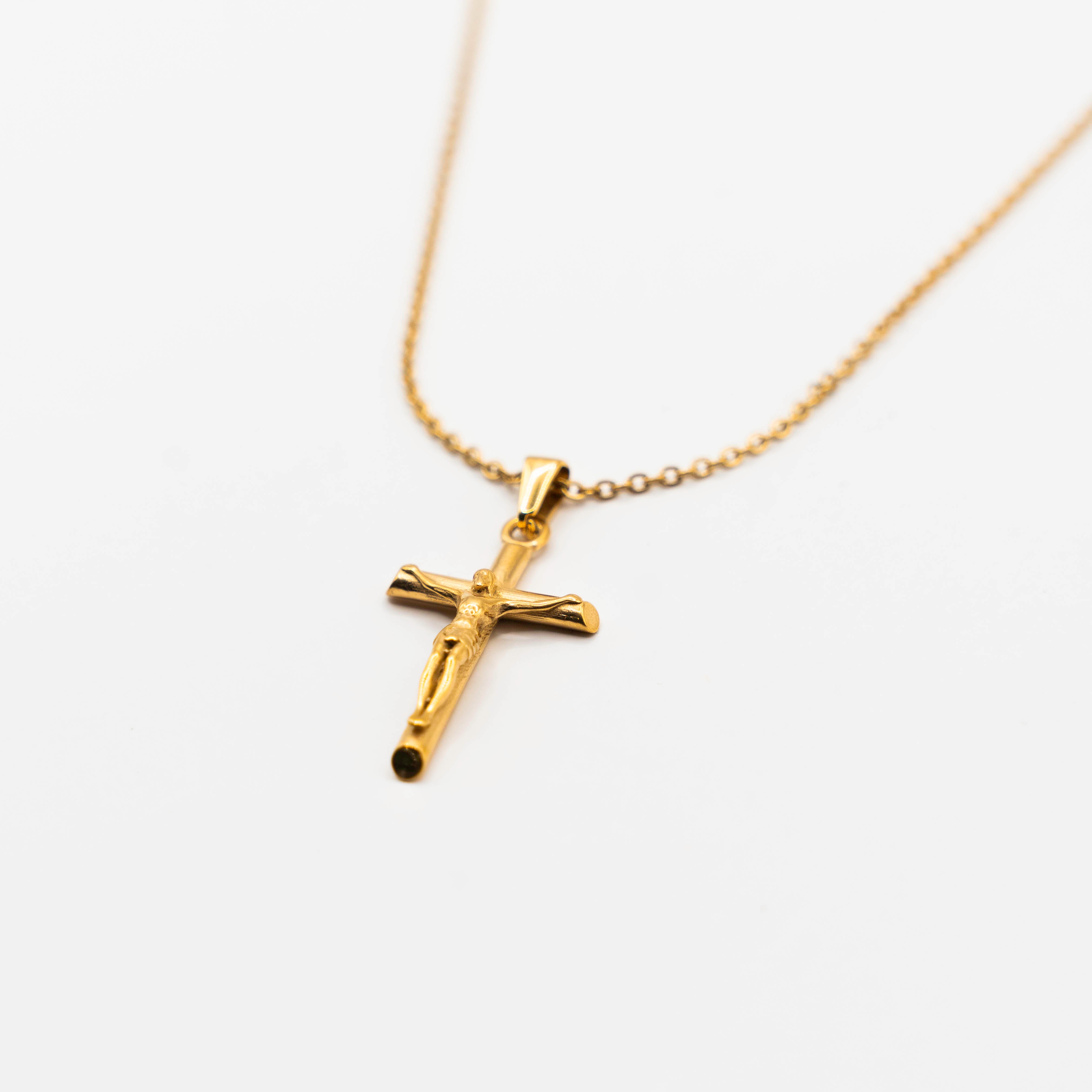 Crucifix Pendant (Gold)