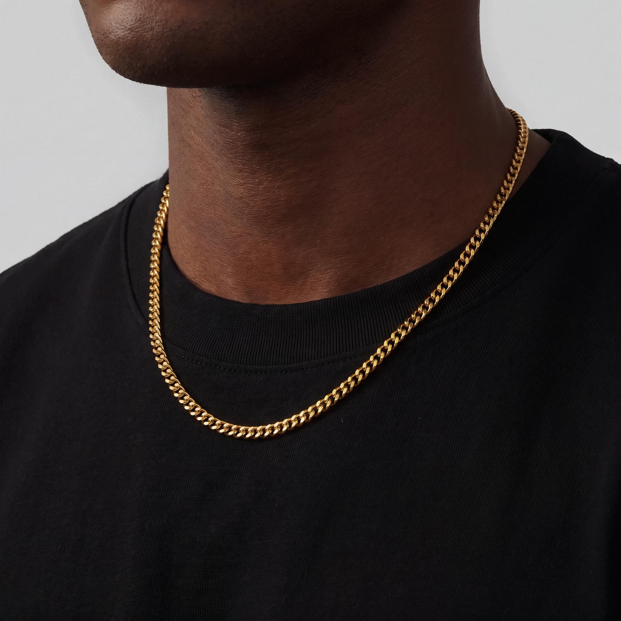 Cuban Chain (Gold) 4mm