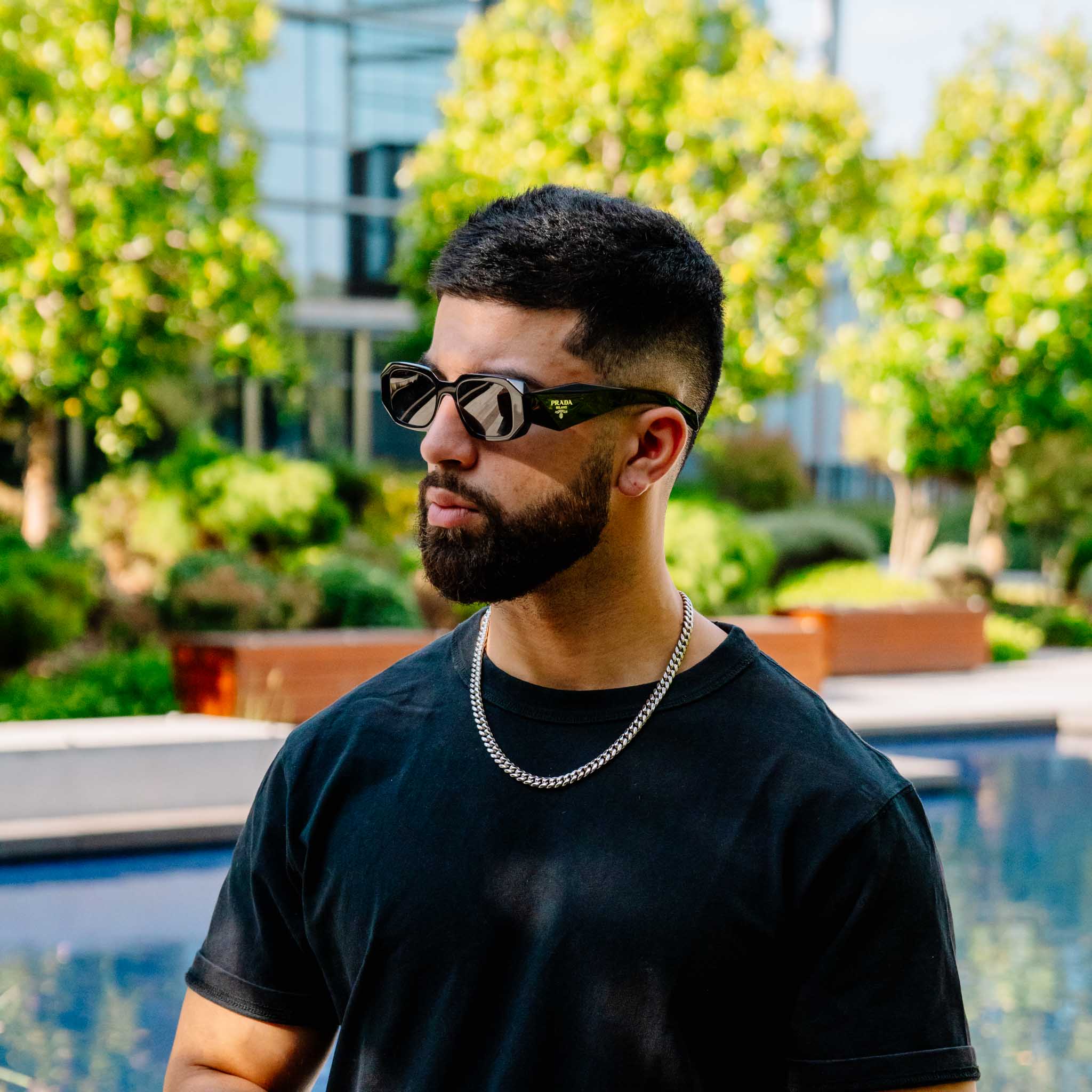 Cuban Chain (White Gold) 8mm