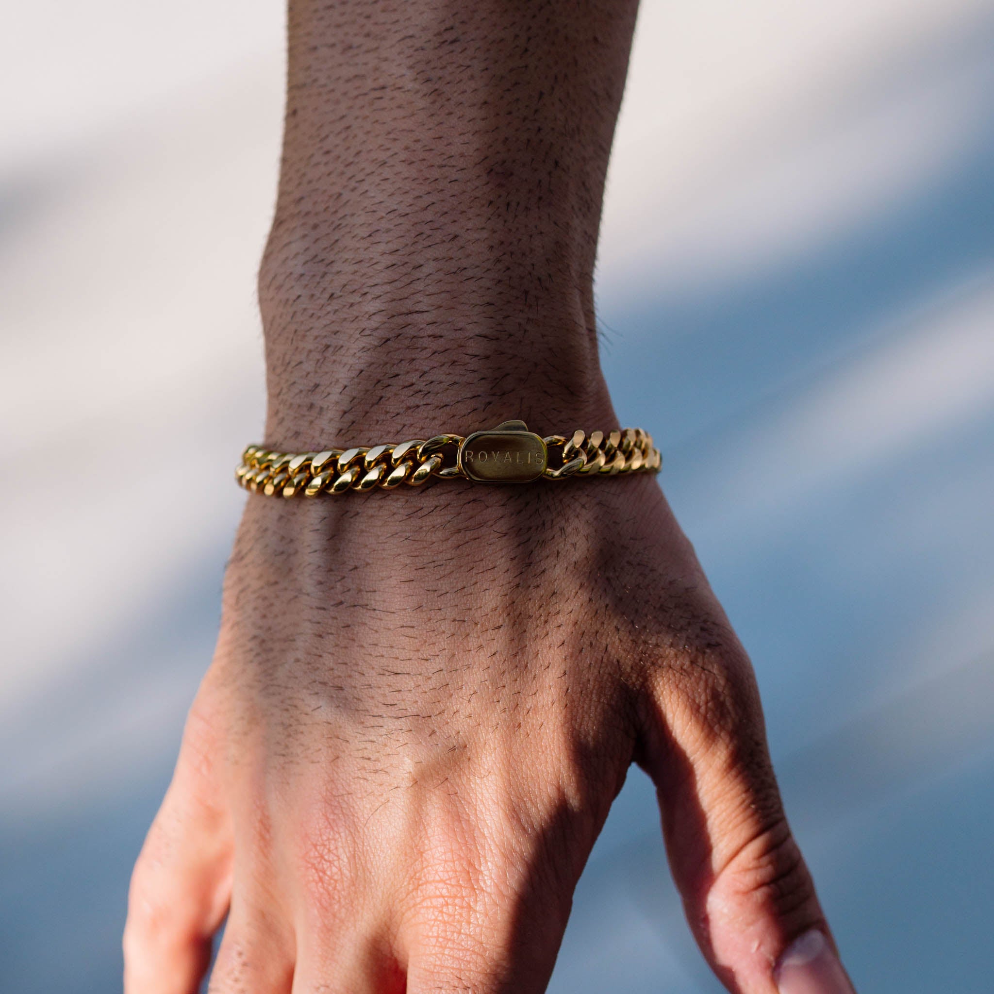 Cuban Bracelet (Gold) 8mm