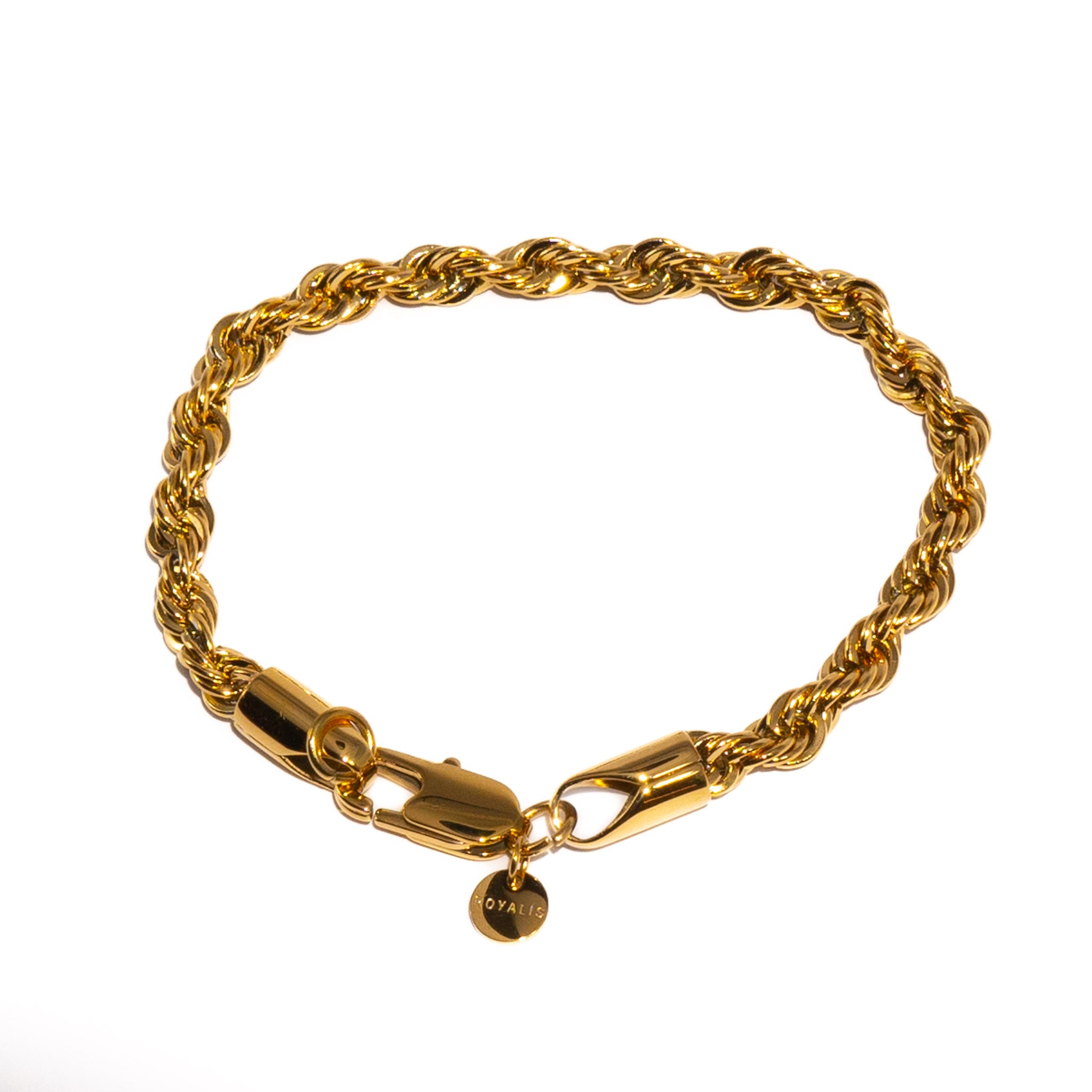 Rope Bracelet (Gold) 5mm