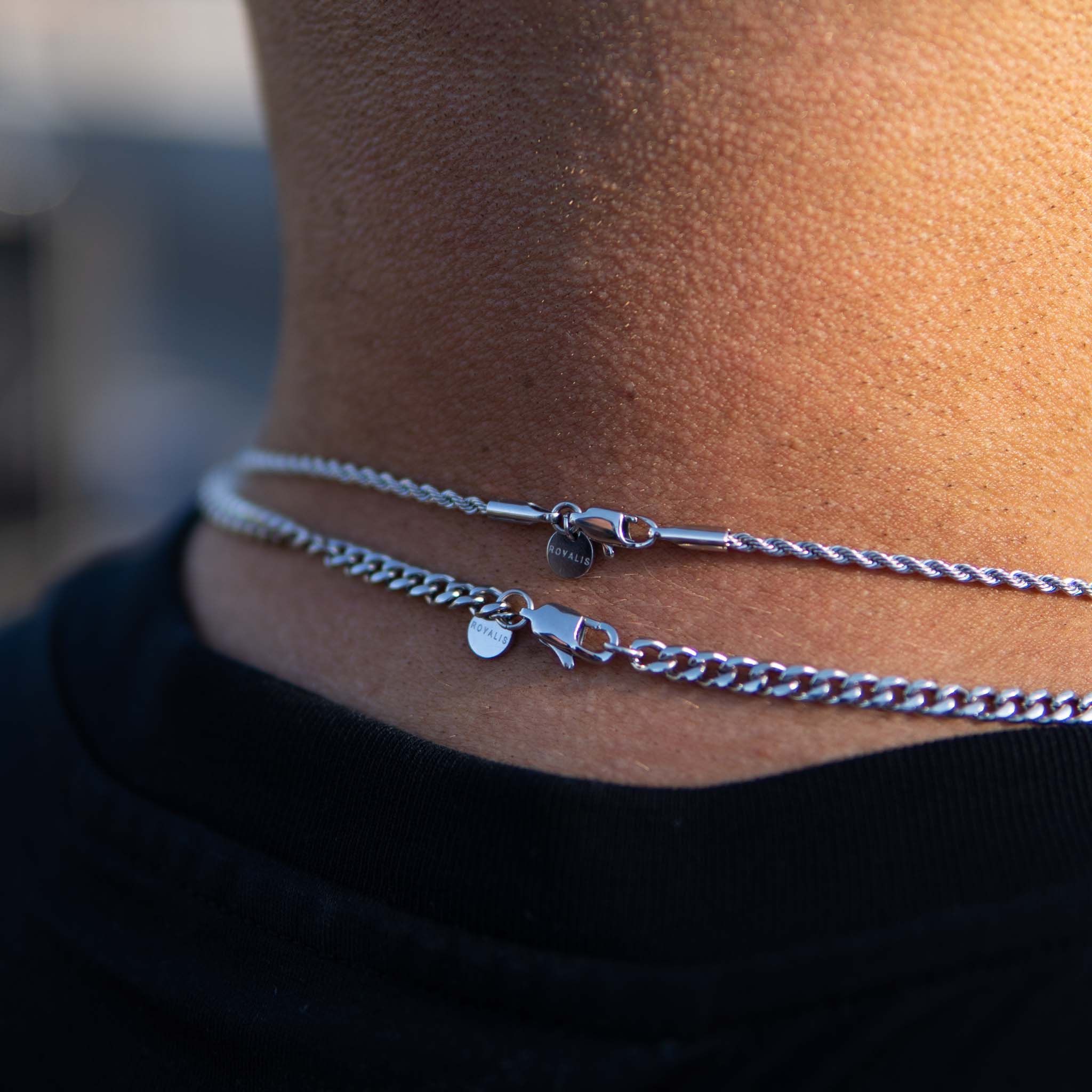 Cuban Chain (White Gold) 4mm