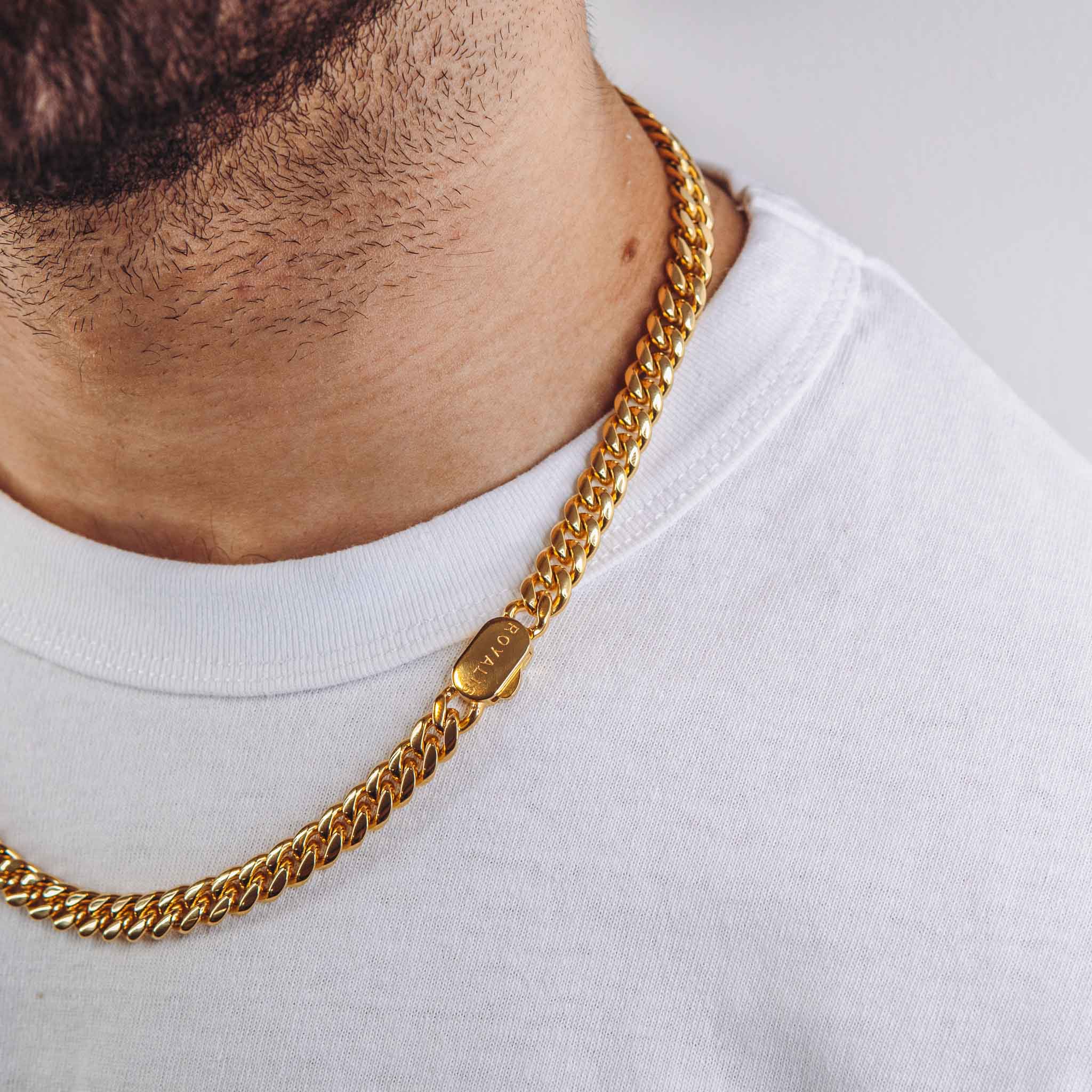 Cuban Chain (Gold) 8mm - ROYALIS MELBOURNE