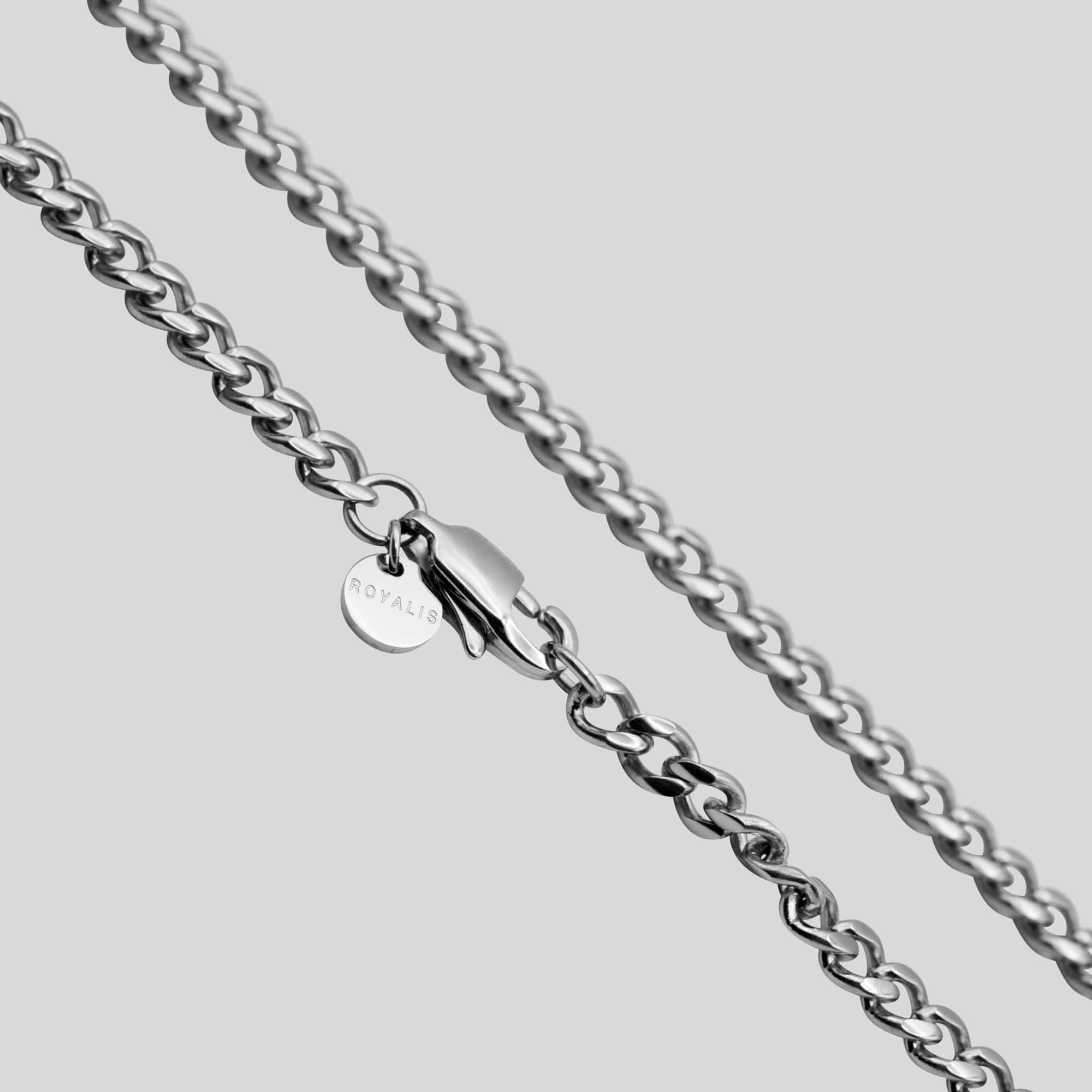 Cuban Chain (White Gold) 4mm - ROYALIS MELBOURNE