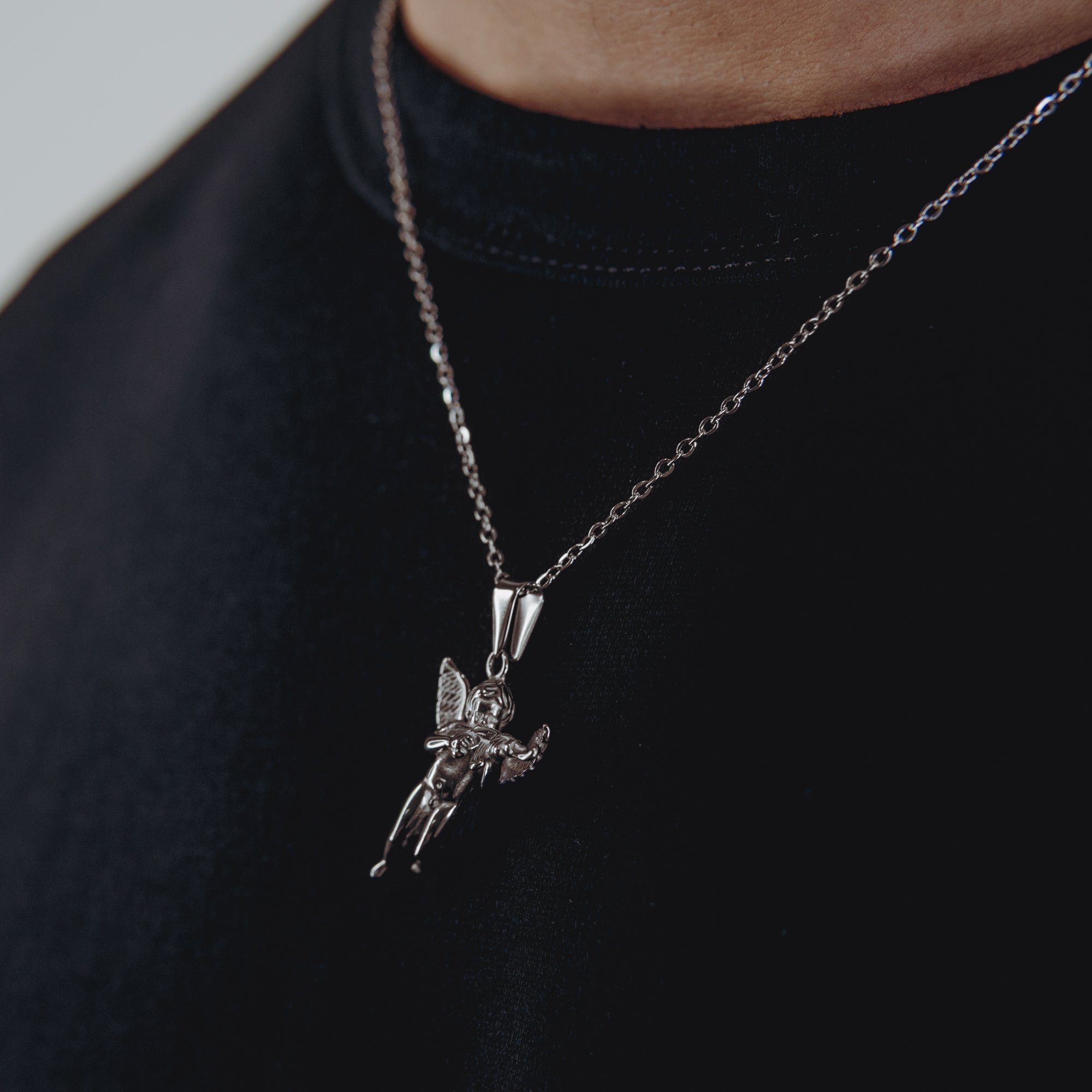 Cupid Pendant (White Gold) - ROYALIS MELBOURNE