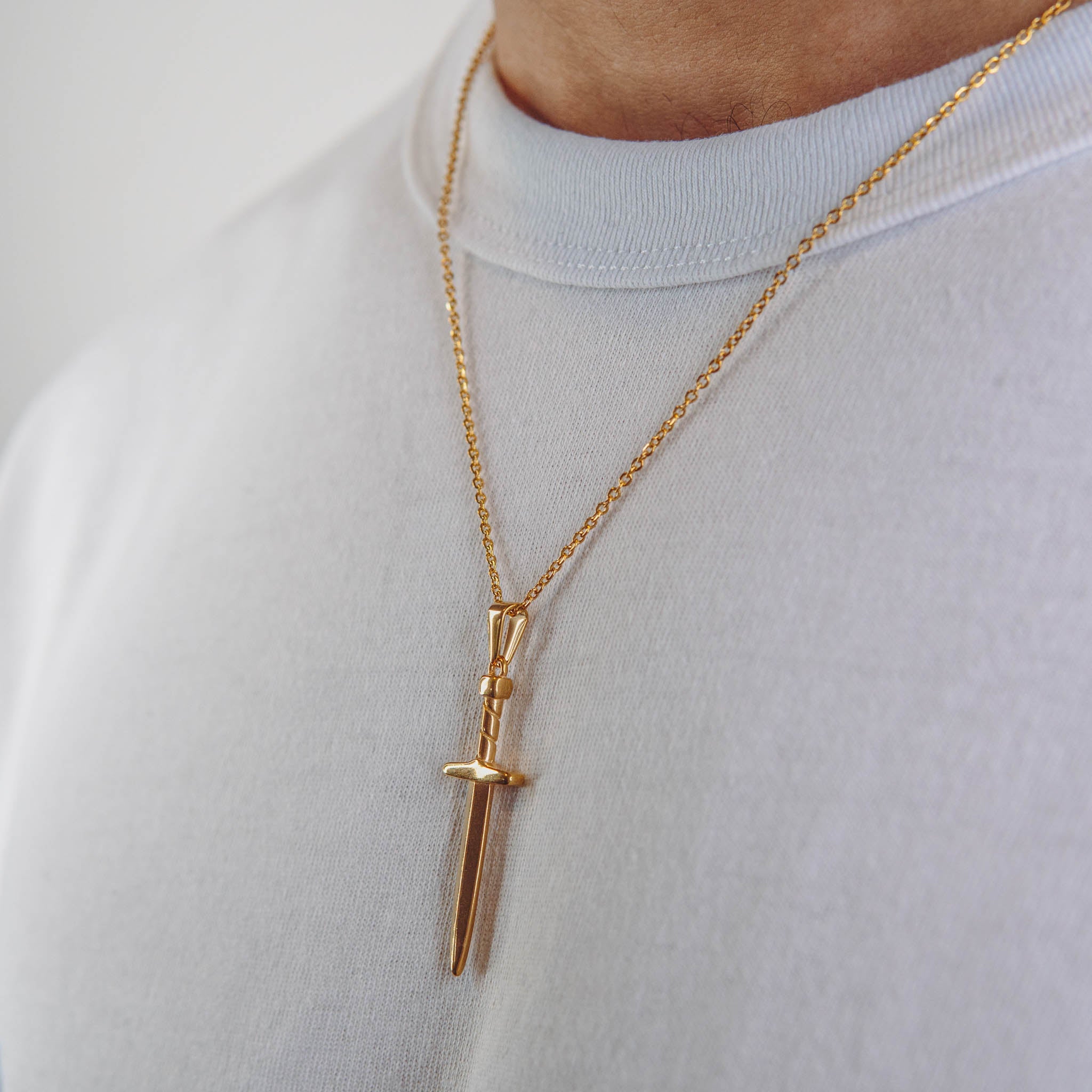 Dagger Pendant (Gold) - ROYALIS MELBOURNE