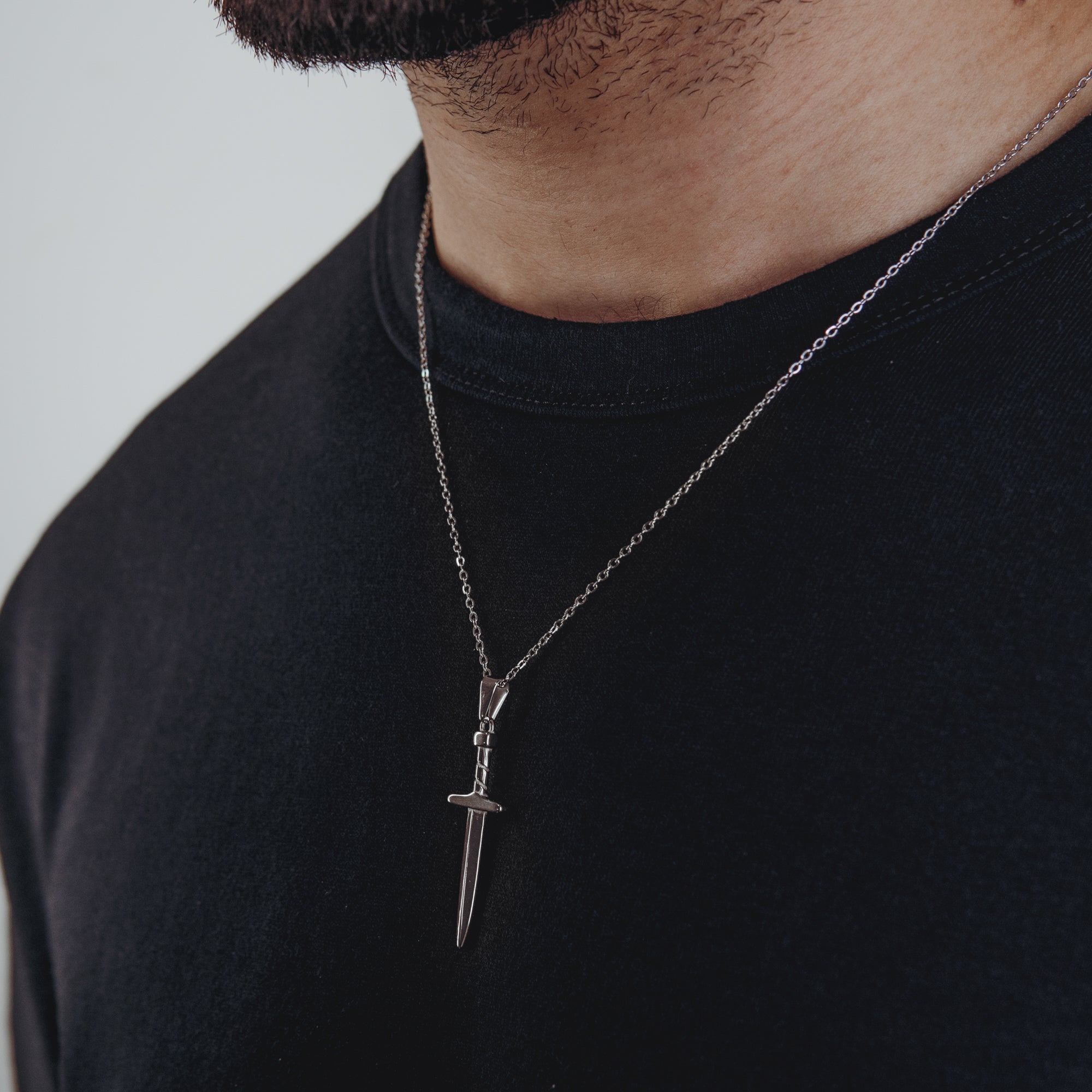 Dagger Pendant (White Gold) - ROYALIS MELBOURNE