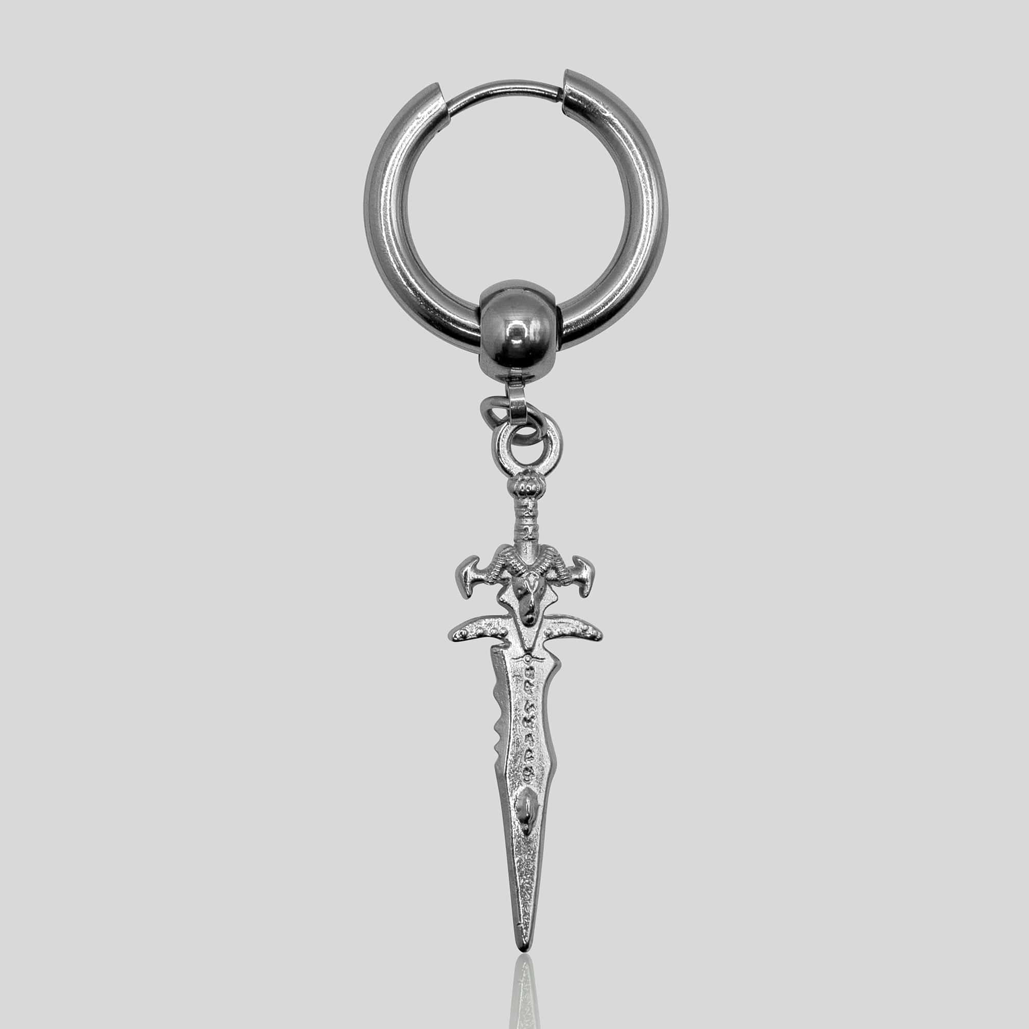 Excalibur Earring (Silver) - ROYALIS MELBOURNE