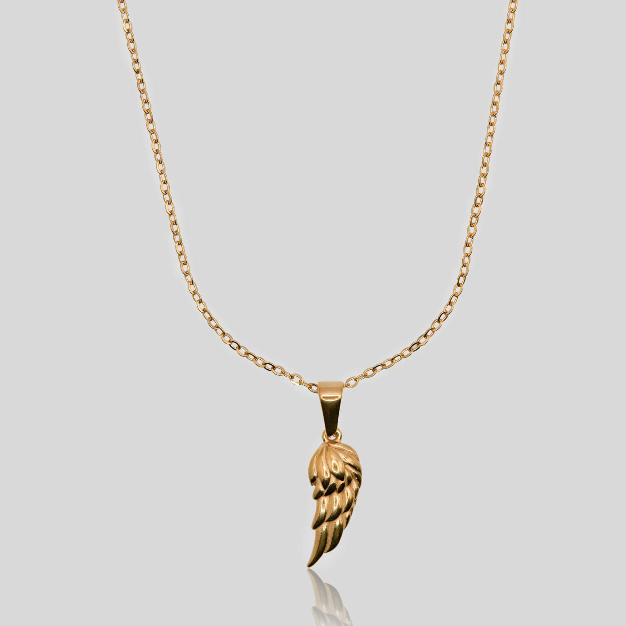 Feather Pendant (Gold) - ROYALIS MELBOURNE