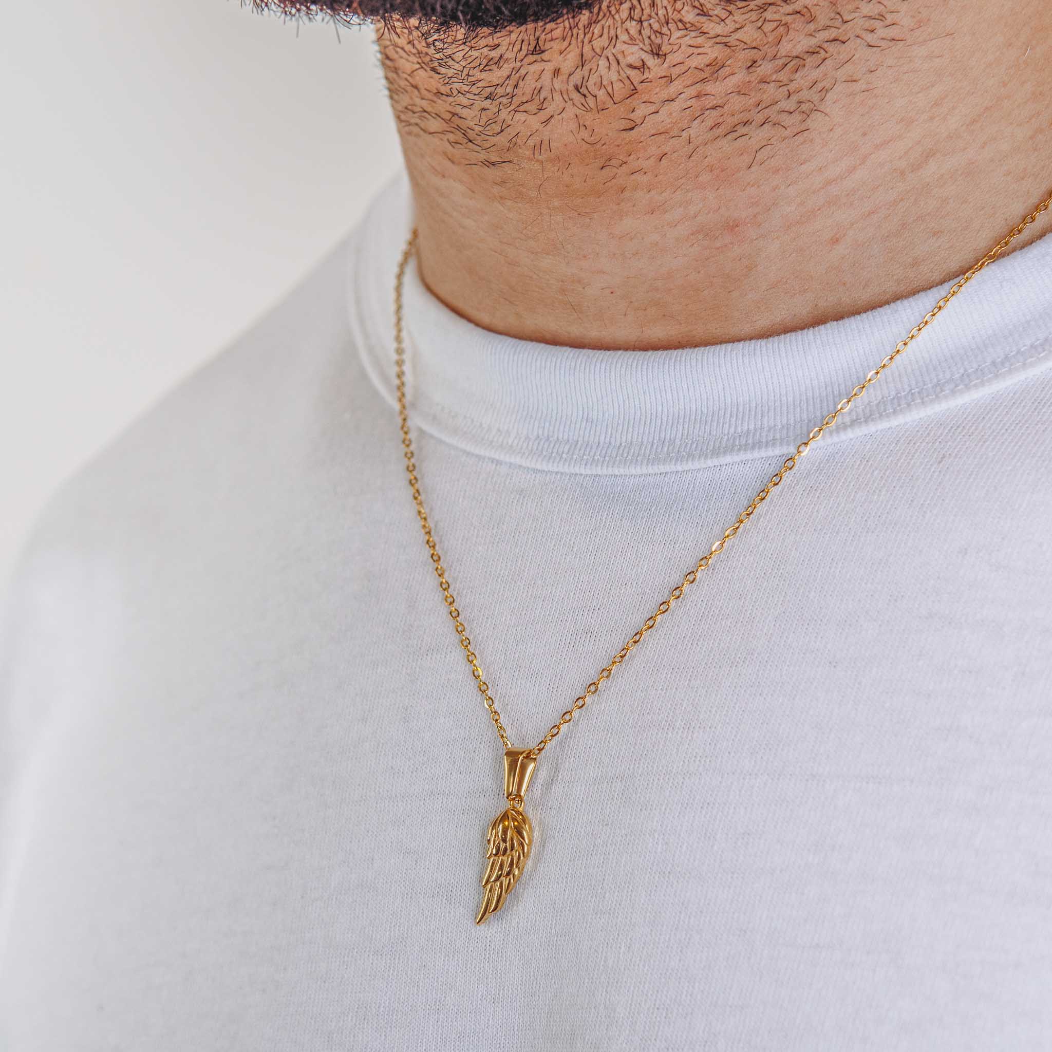 Feather Pendant (Gold) - ROYALIS MELBOURNE