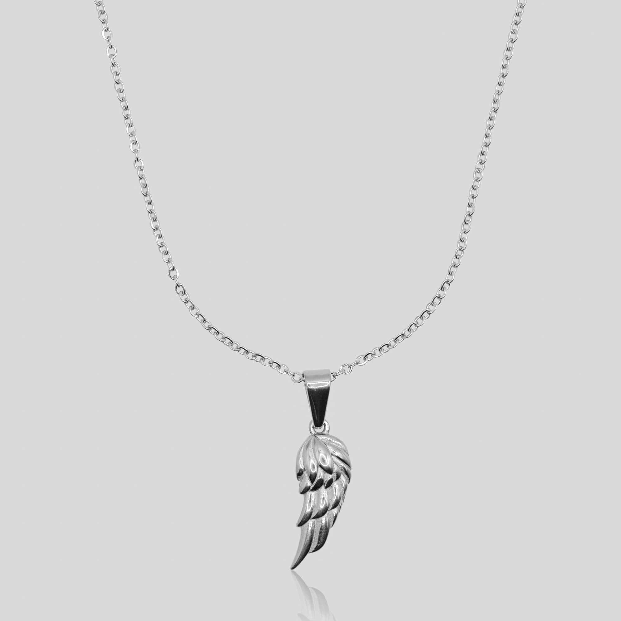 Feather Pendant (White Gold) - ROYALIS MELBOURNE