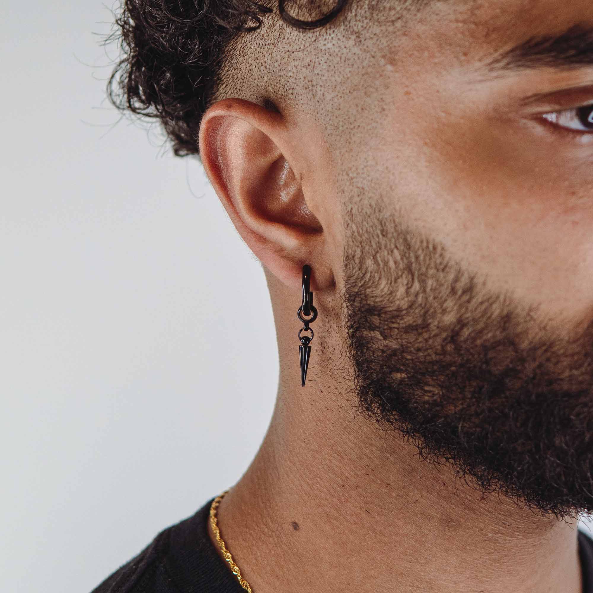 Haines Earring (Black) - ROYALIS MELBOURNE