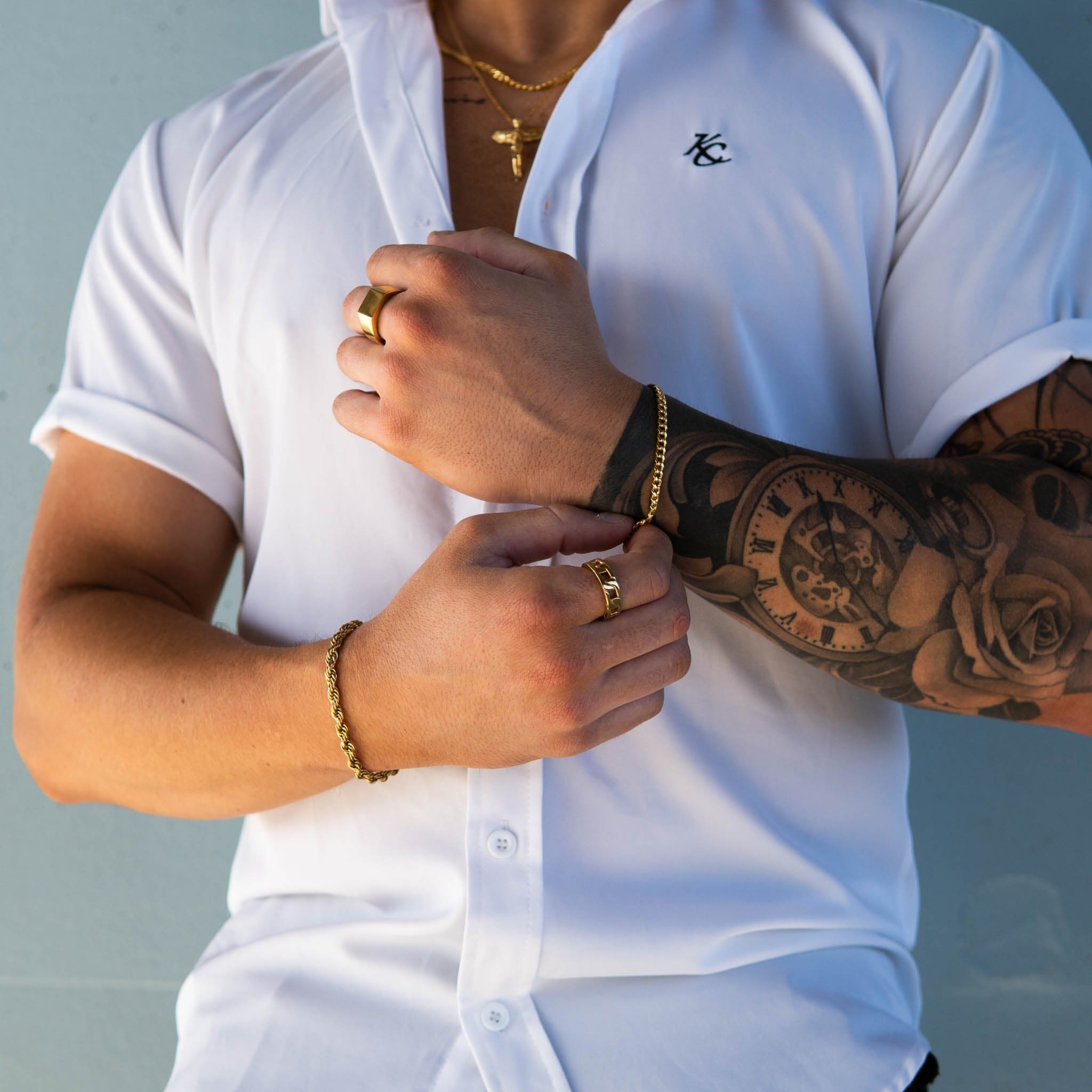 Rope Bracelet (Gold) 5mm - ROYALIS MELBOURNE