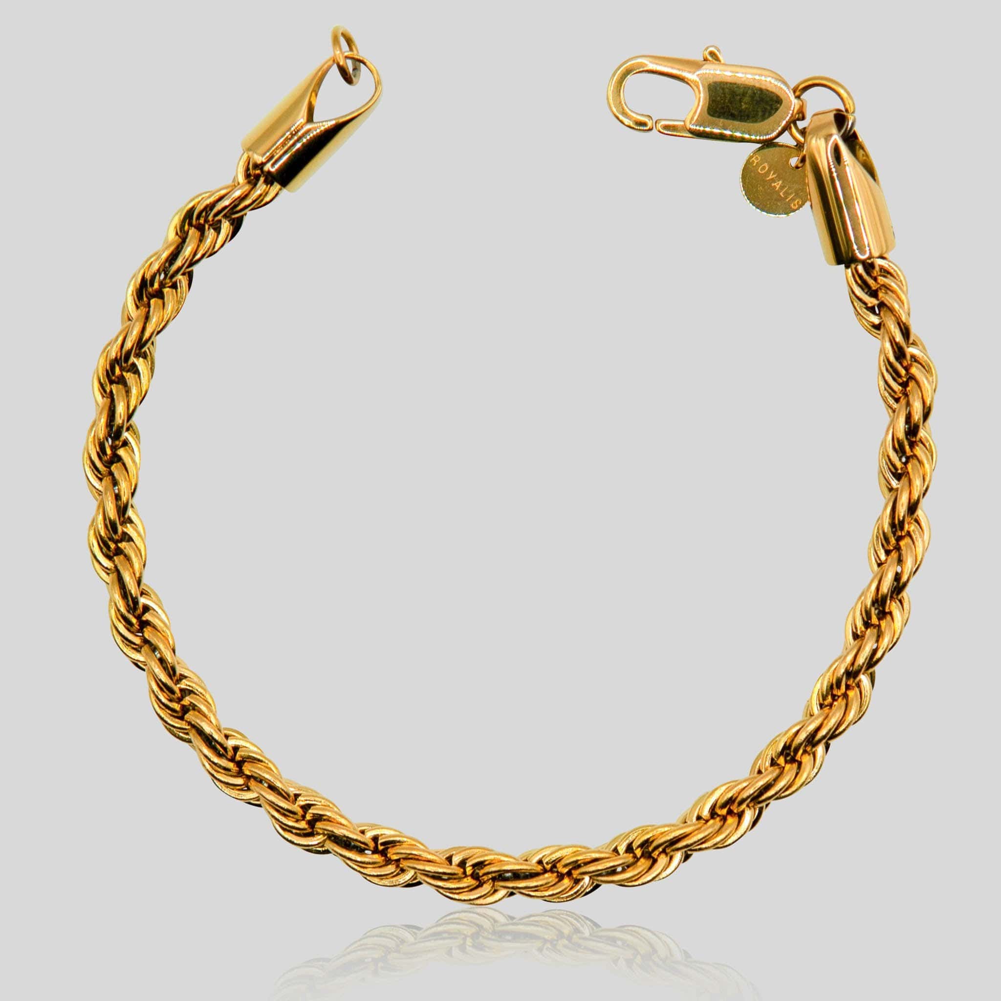 Rope Bracelet (Gold) 5mm