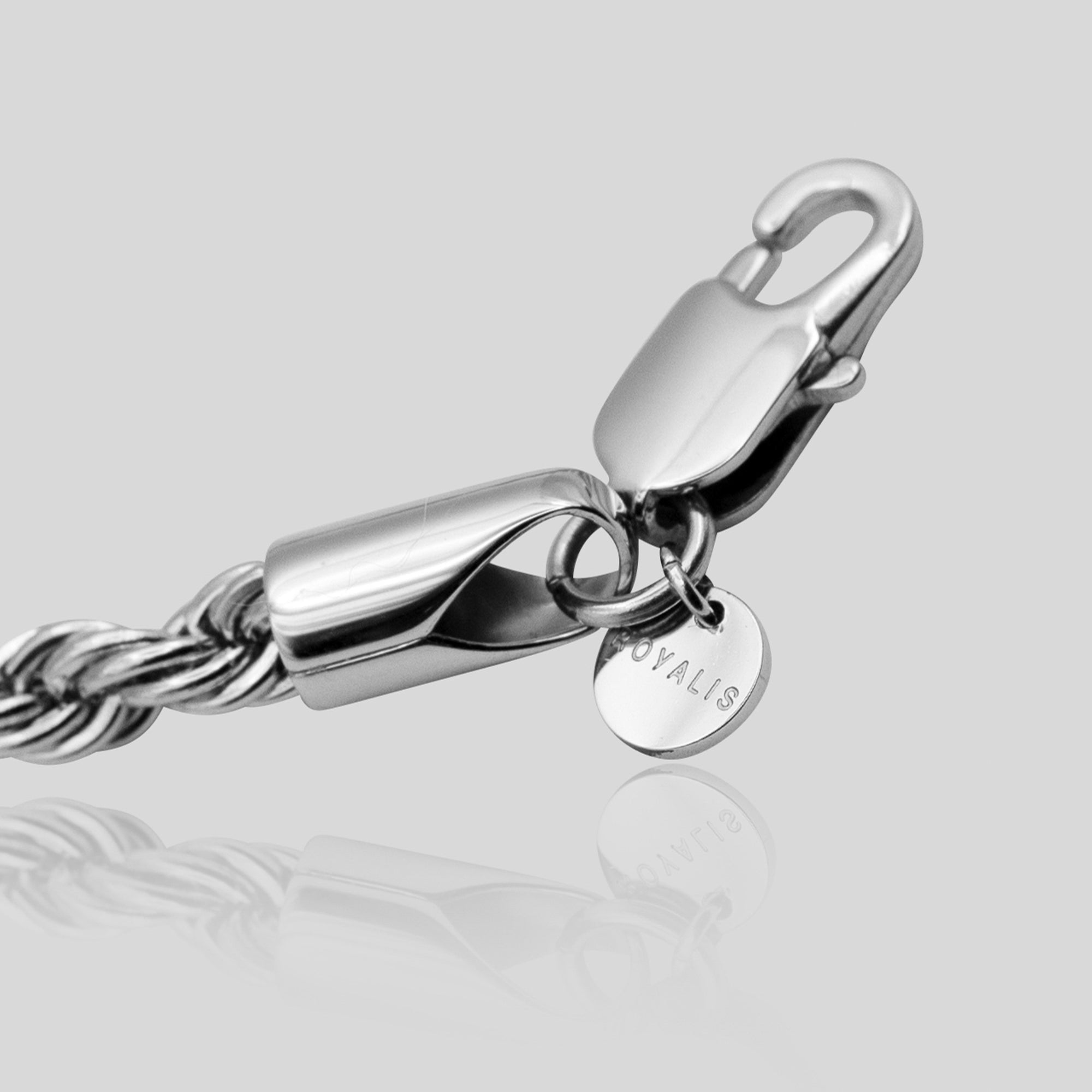 Rope Bracelet (White Gold) 5mm - ROYALIS MELBOURNE